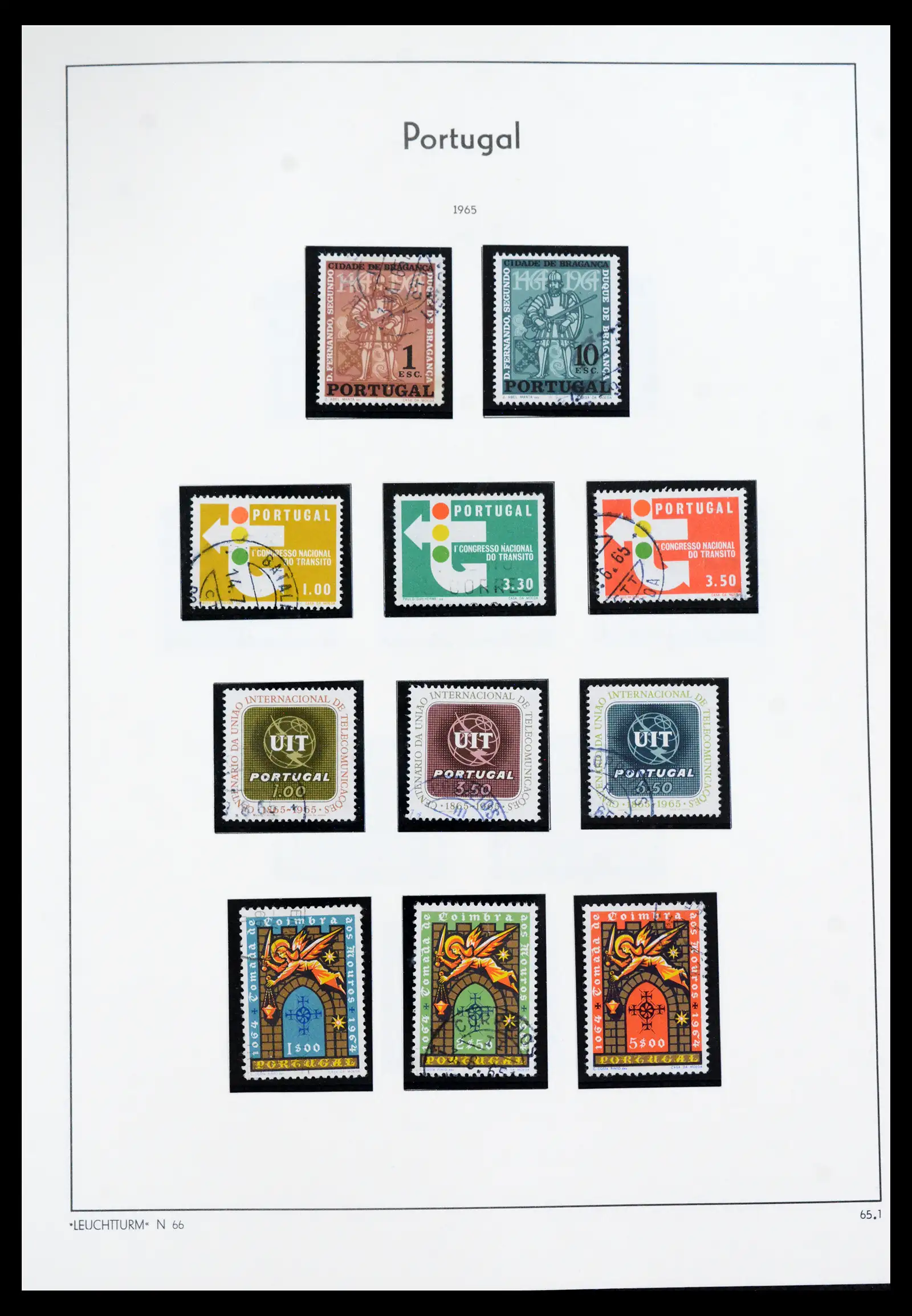 40950 0098 - Postzegelverzameling 40950 Portugal compleet 1853-2002.