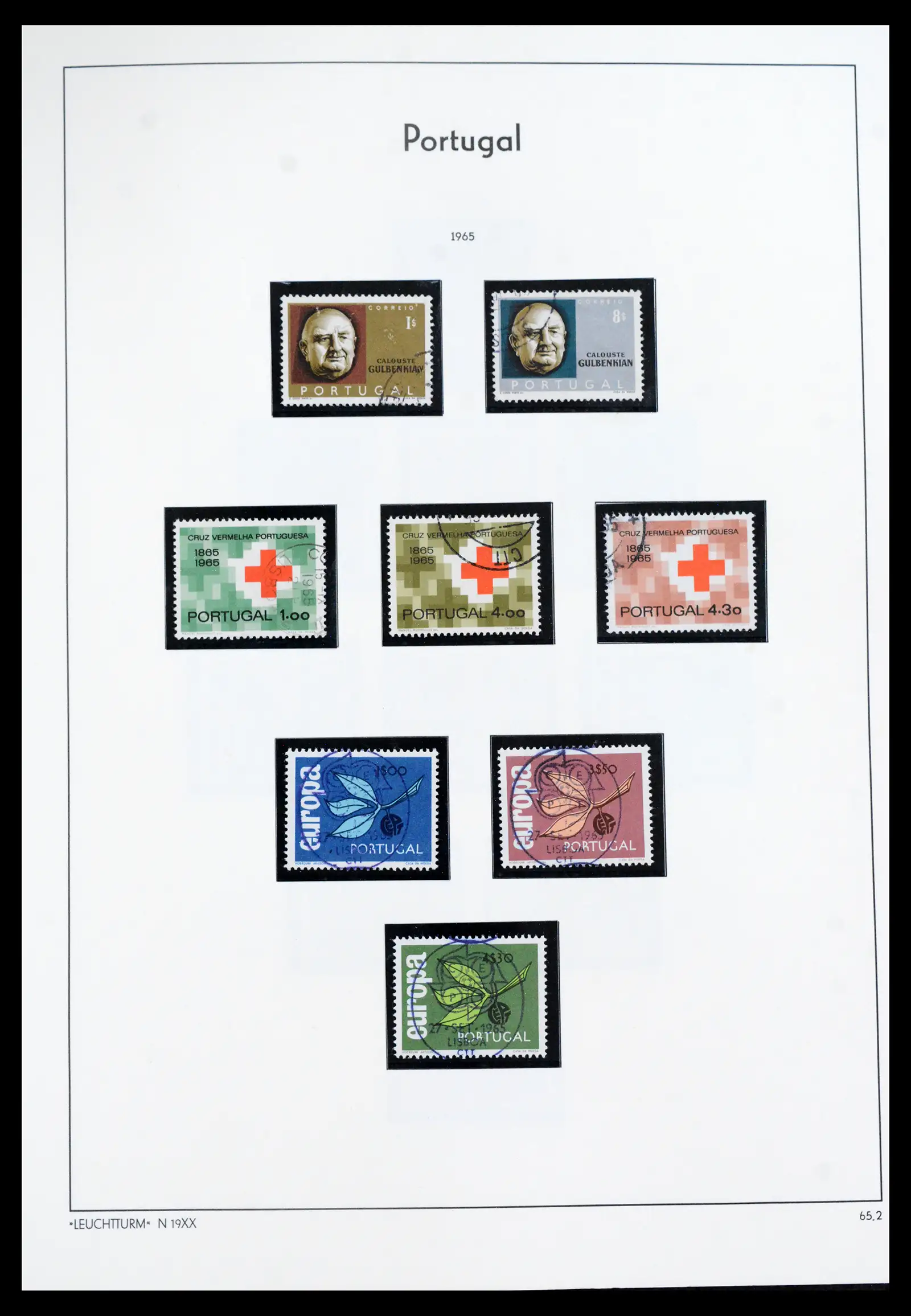 40950 0099 - Postzegelverzameling 40950 Portugal compleet 1853-2002.