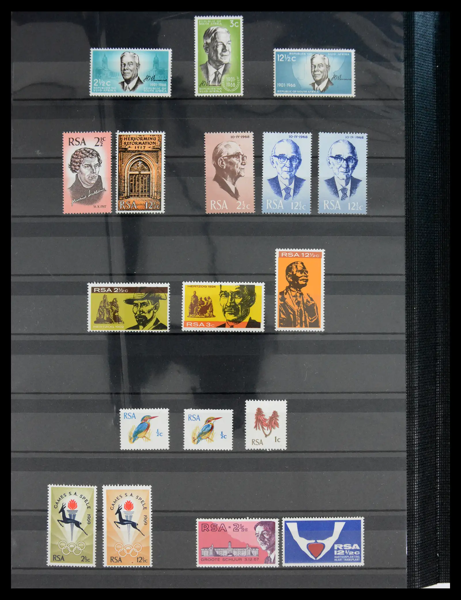 40953 0022 - Postzegelverzameling 40953 Zuid Afrika 1910-1980.