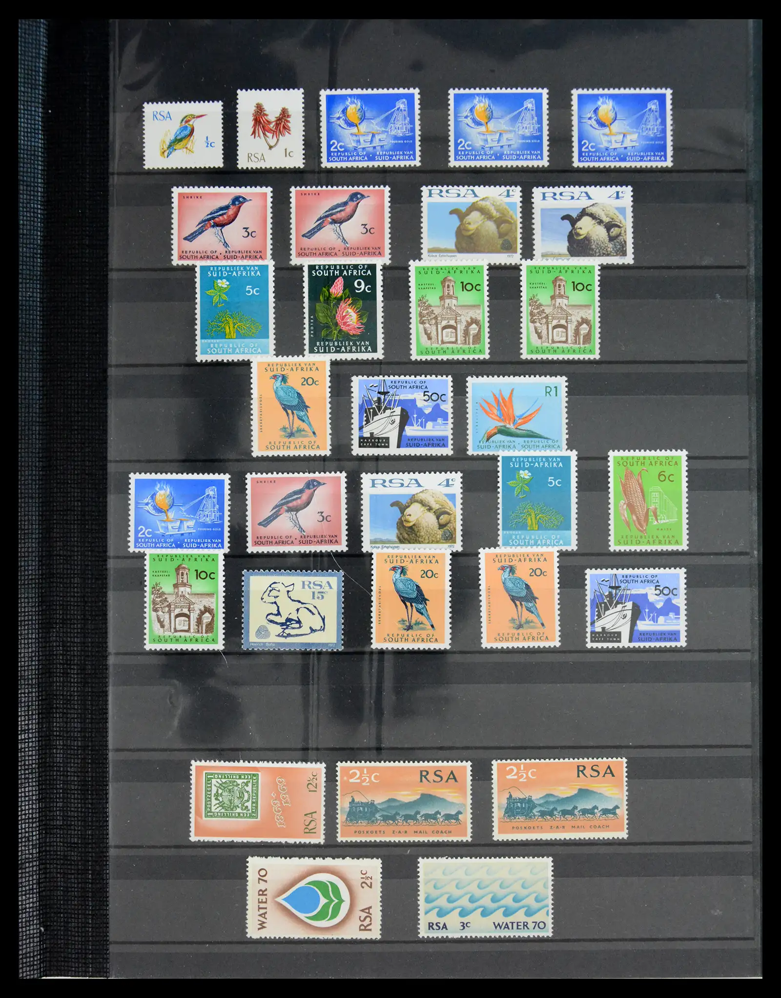 40953 0023 - Postzegelverzameling 40953 Zuid Afrika 1910-1980.