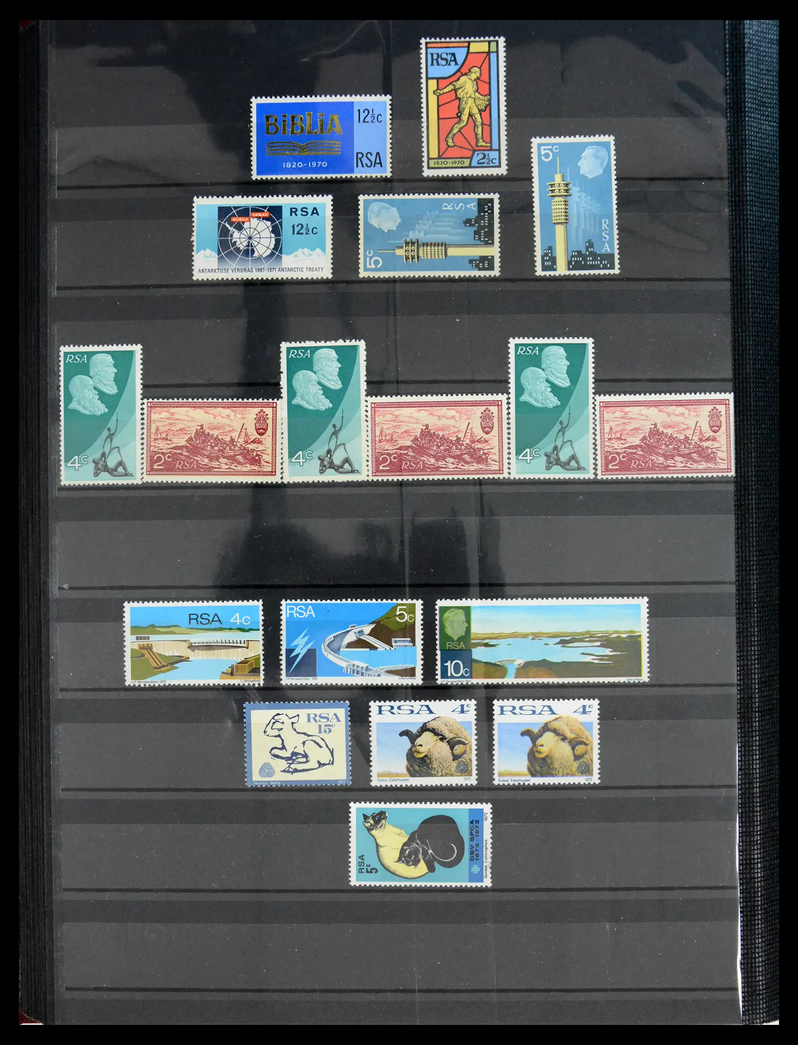 40953 0024 - Postzegelverzameling 40953 Zuid Afrika 1910-1980.