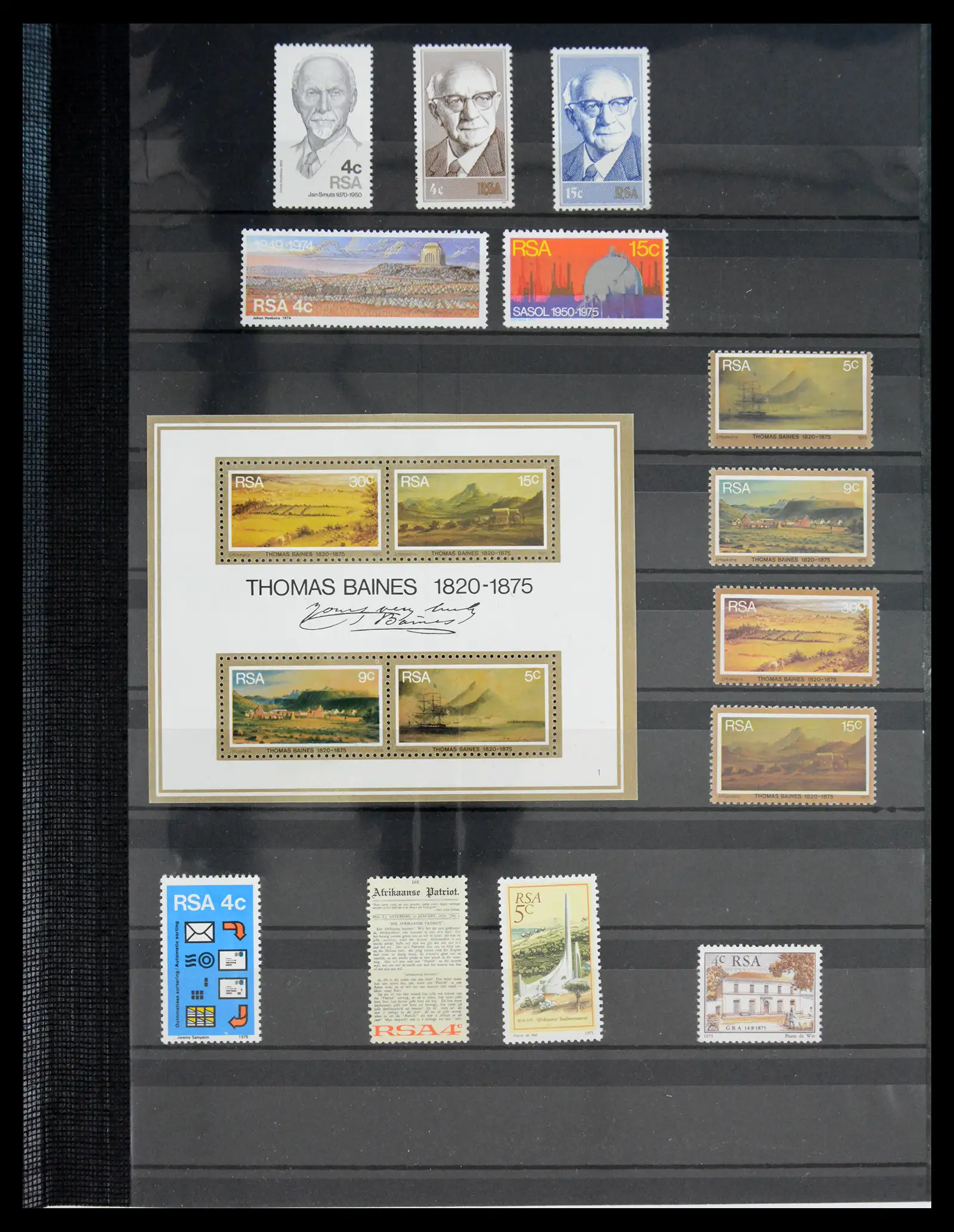 40953 0029 - Postzegelverzameling 40953 Zuid Afrika 1910-1980.