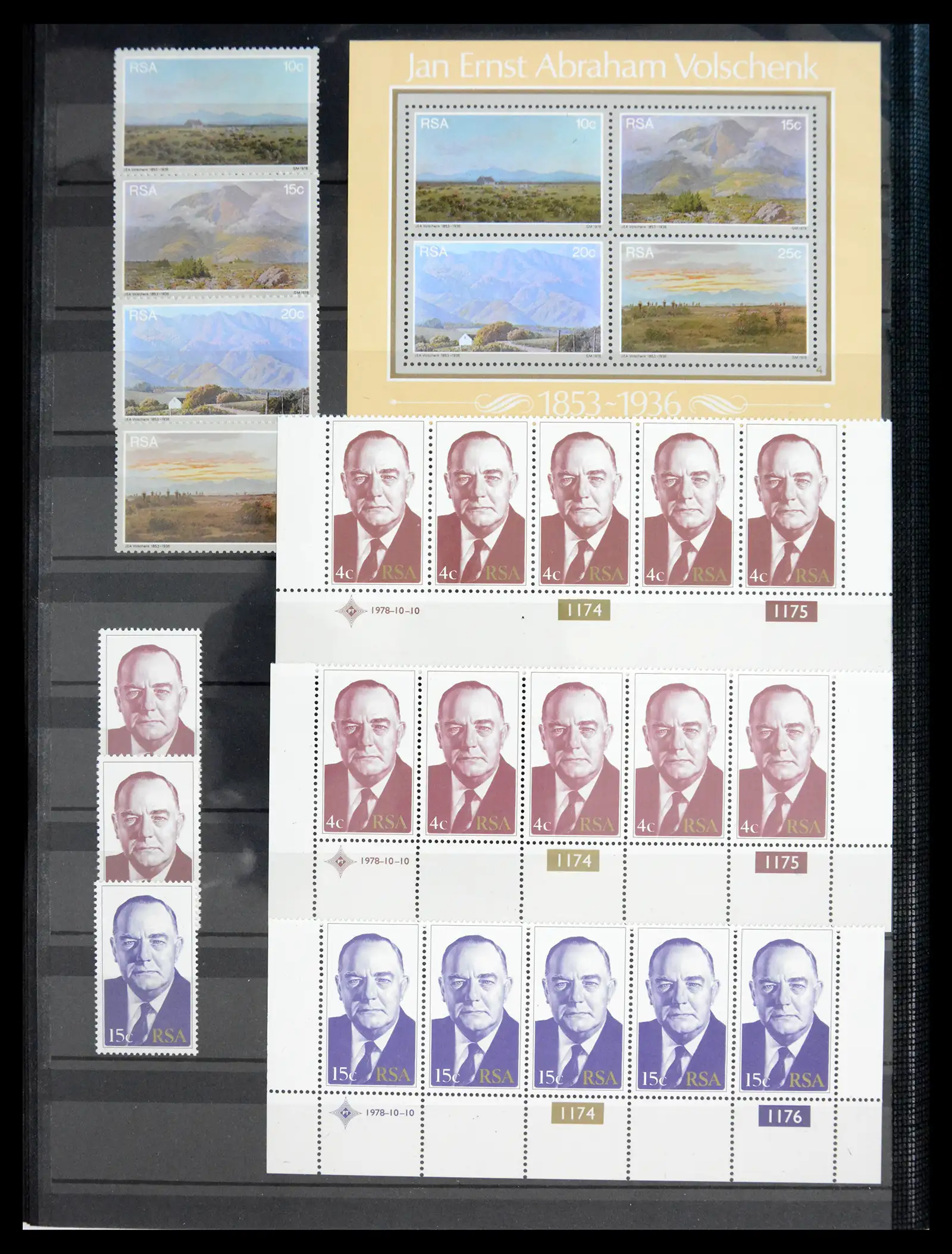 40953 0038 - Postzegelverzameling 40953 Zuid Afrika 1910-1980.