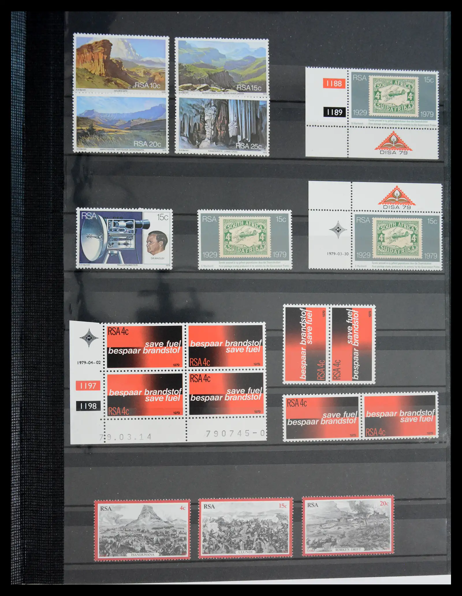 40953 0039 - Postzegelverzameling 40953 Zuid Afrika 1910-1980.