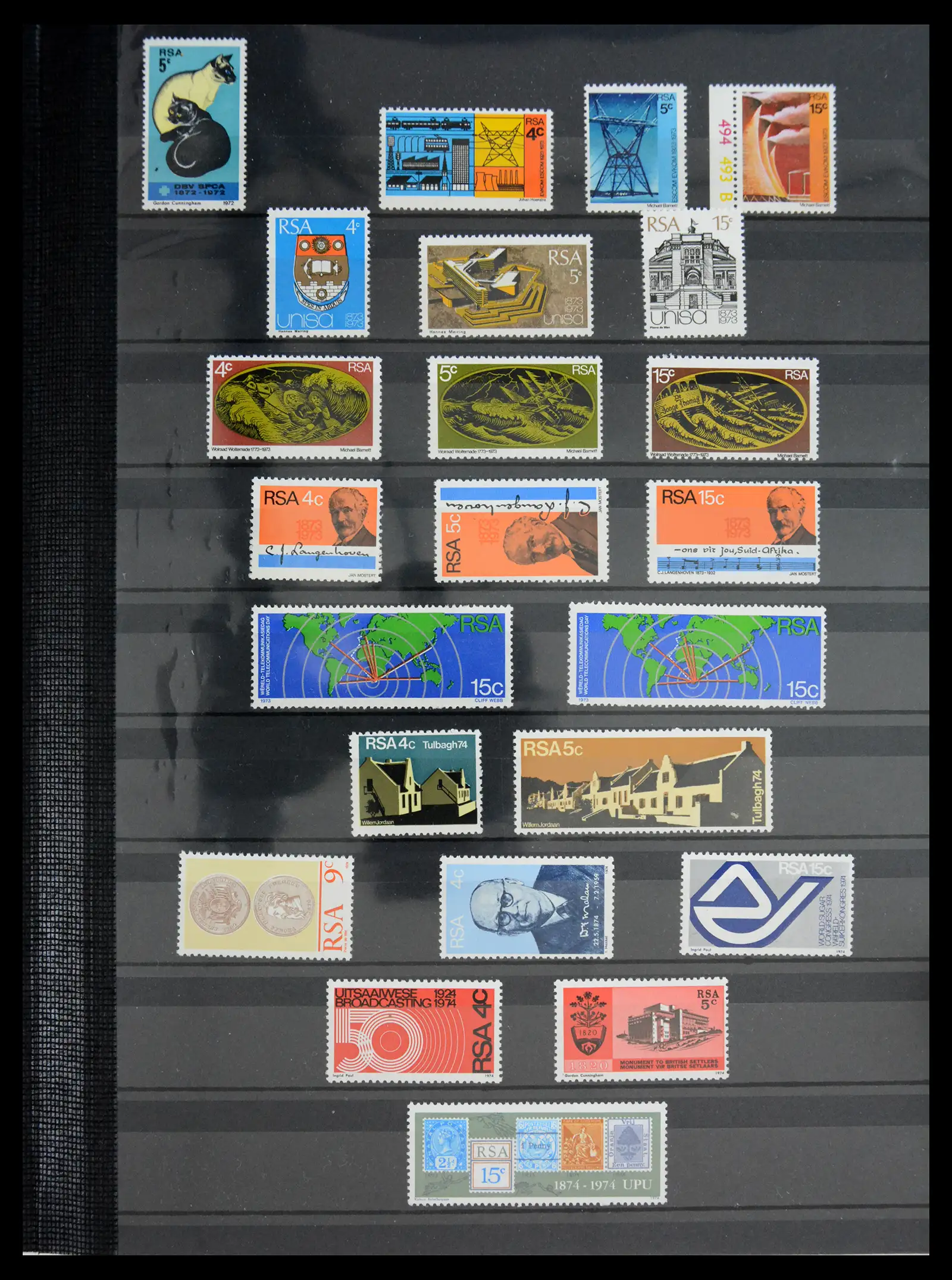 40953 0046 - Postzegelverzameling 40953 Zuid Afrika 1910-1980.