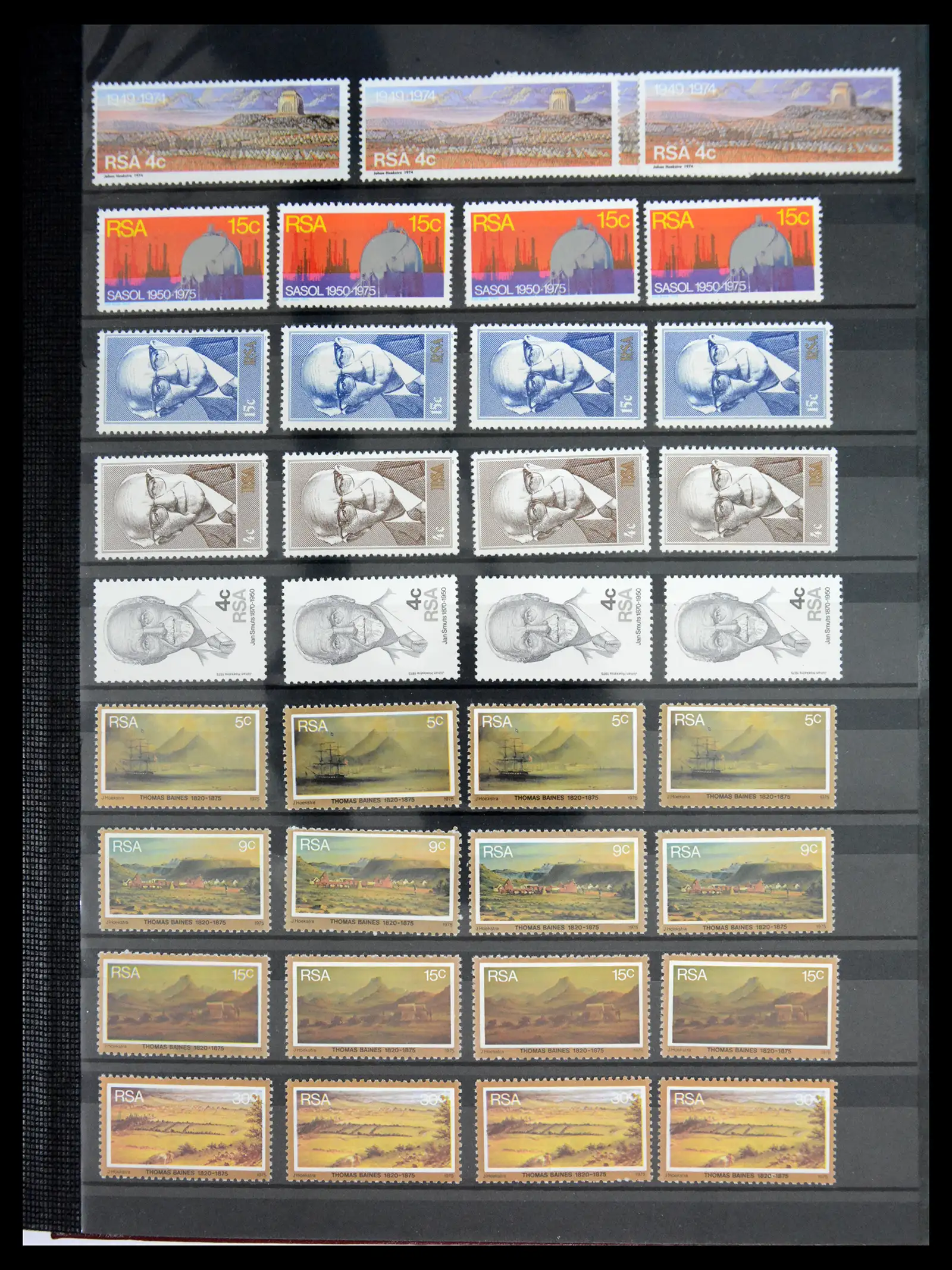 40953 0049 - Postzegelverzameling 40953 Zuid Afrika 1910-1980.
