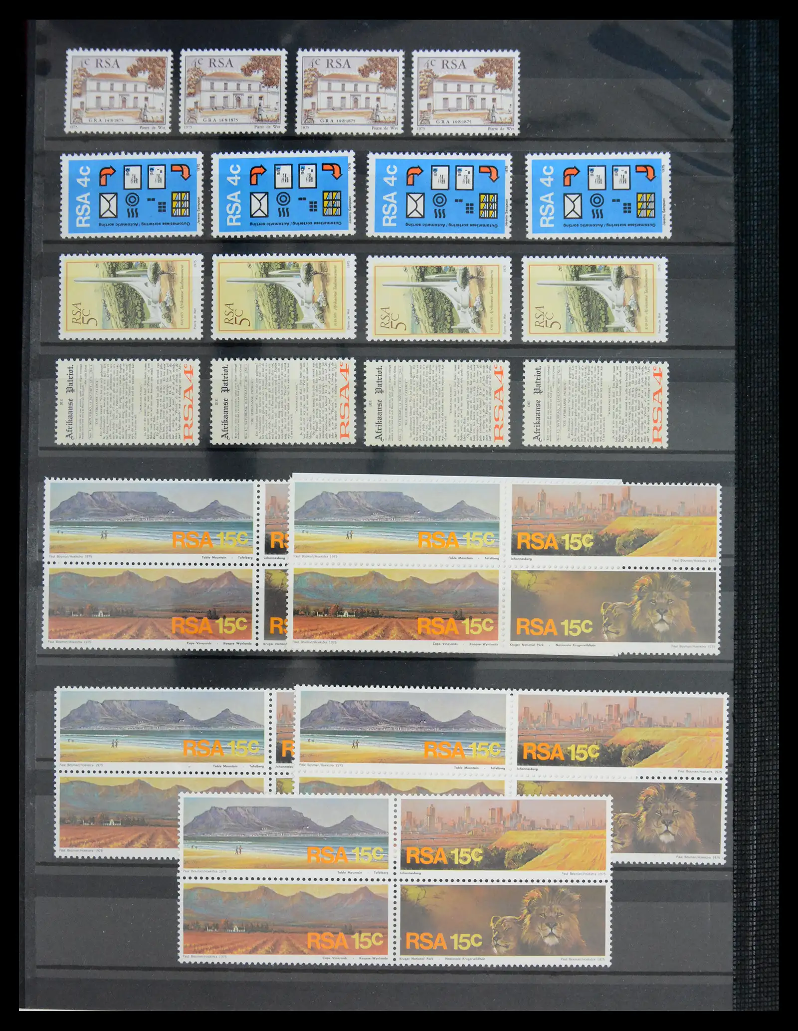 40953 0050 - Postzegelverzameling 40953 Zuid Afrika 1910-1980.