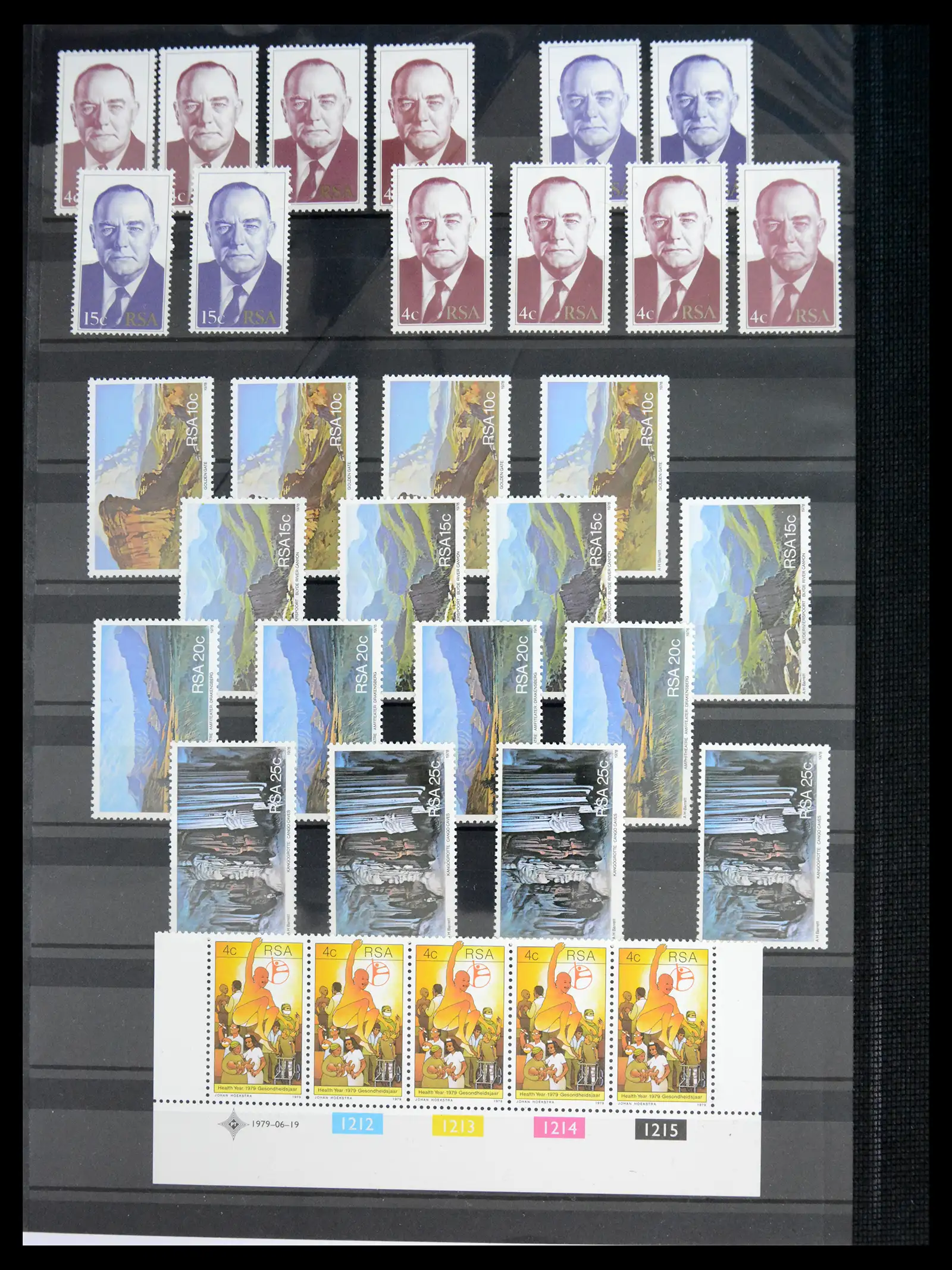 40953 0056 - Postzegelverzameling 40953 Zuid Afrika 1910-1980.