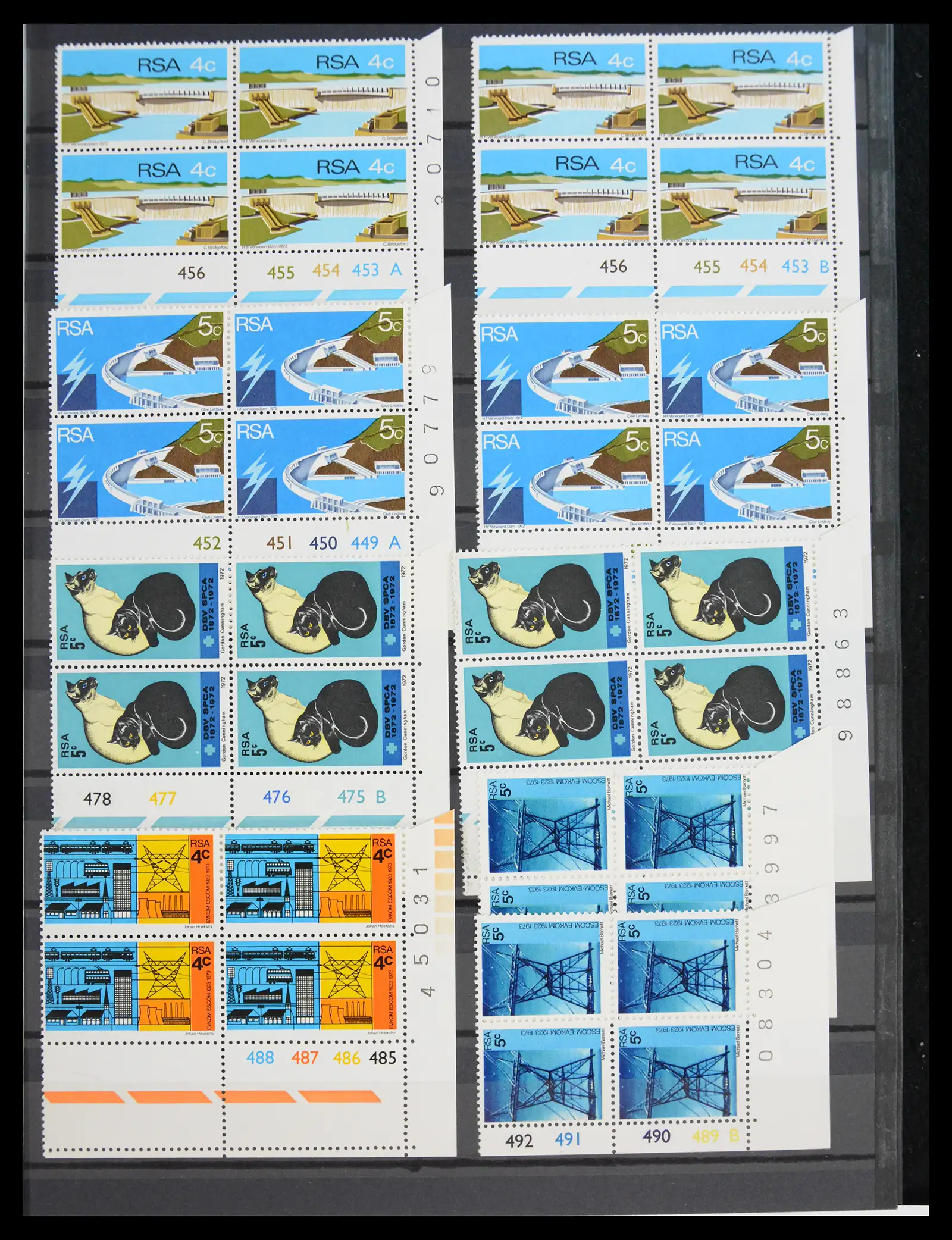 40953 0063 - Postzegelverzameling 40953 Zuid Afrika 1910-1980.