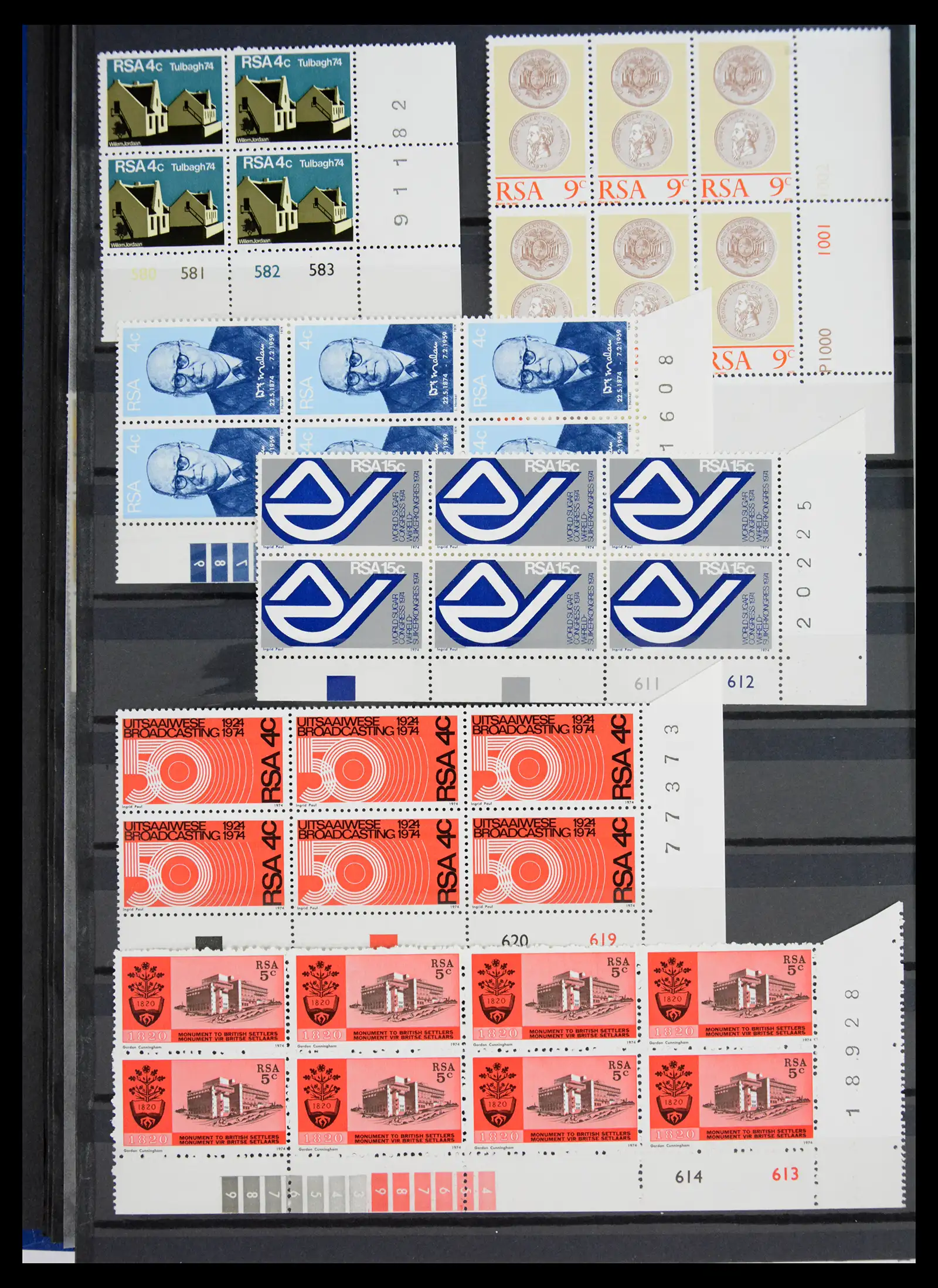 40953 0066 - Postzegelverzameling 40953 Zuid Afrika 1910-1980.