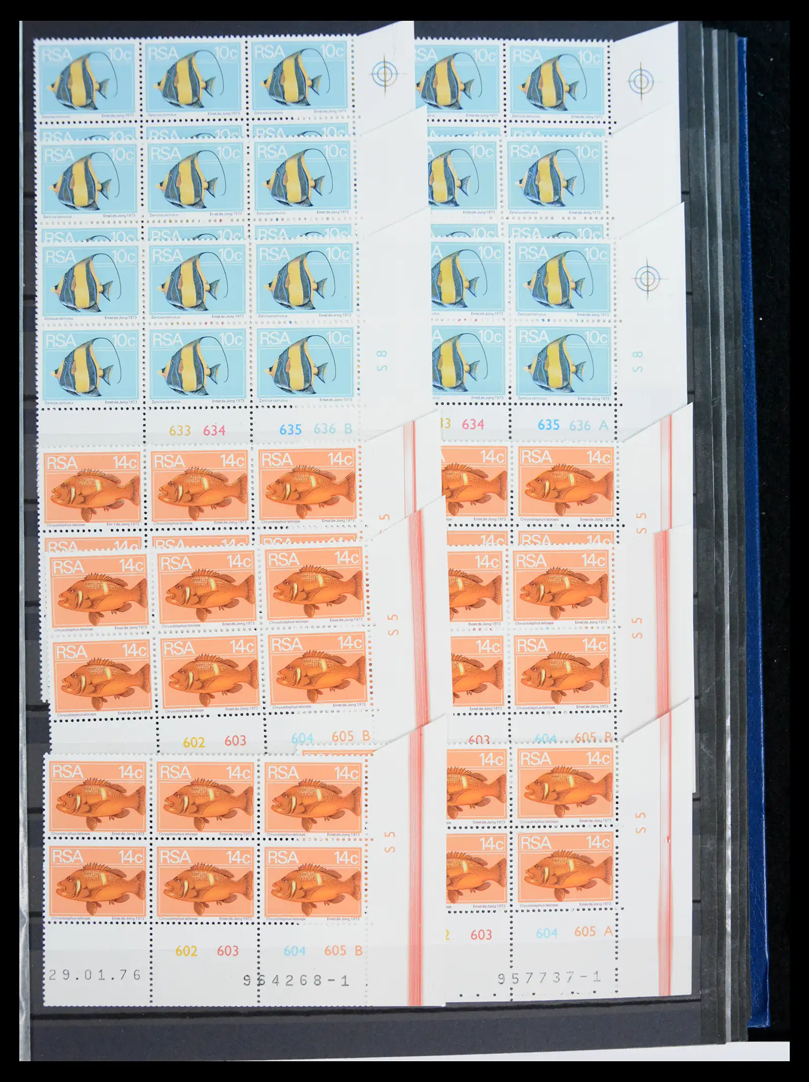 40953 0073 - Postzegelverzameling 40953 Zuid Afrika 1910-1980.