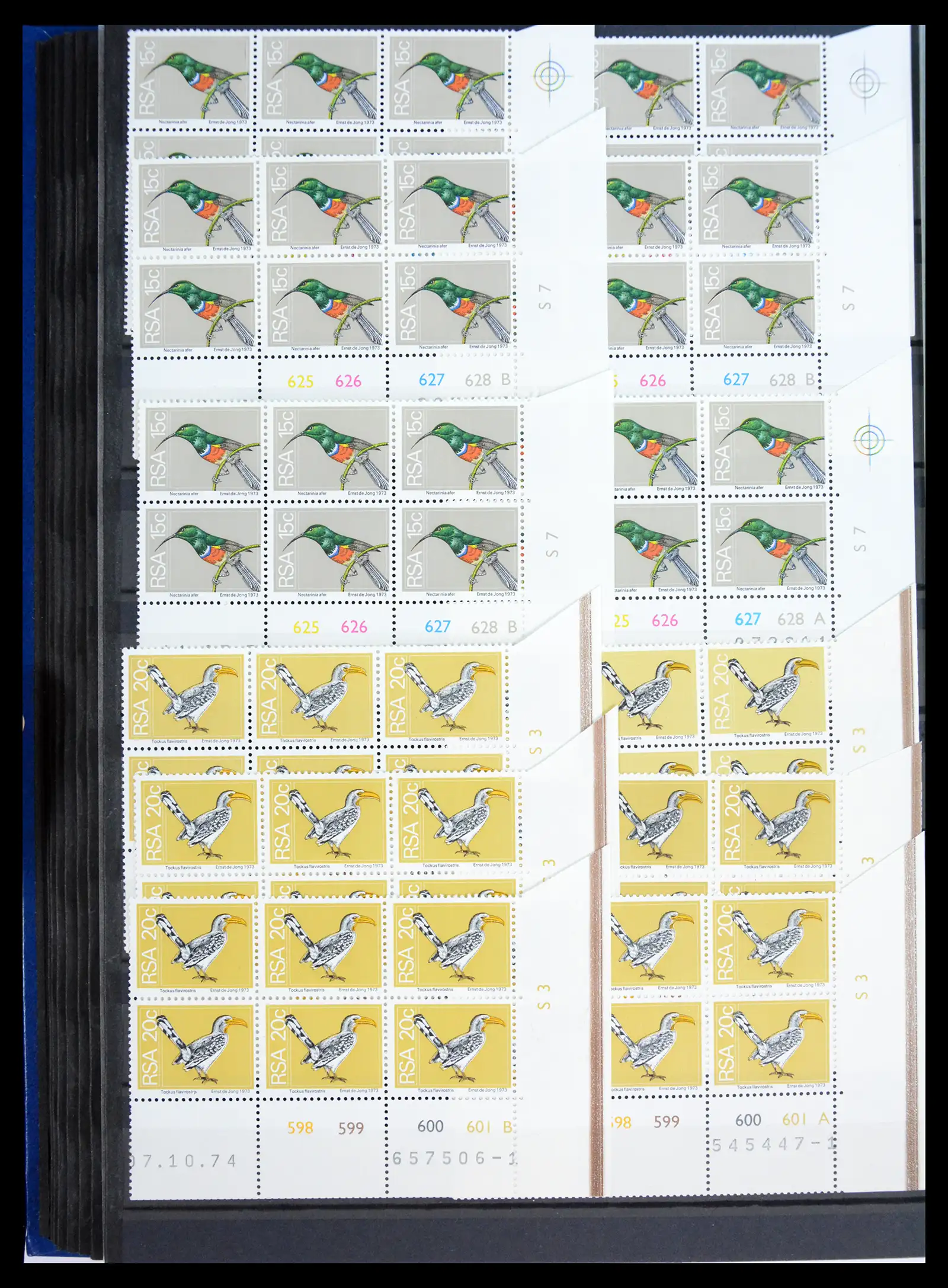 40953 0074 - Postzegelverzameling 40953 Zuid Afrika 1910-1980.