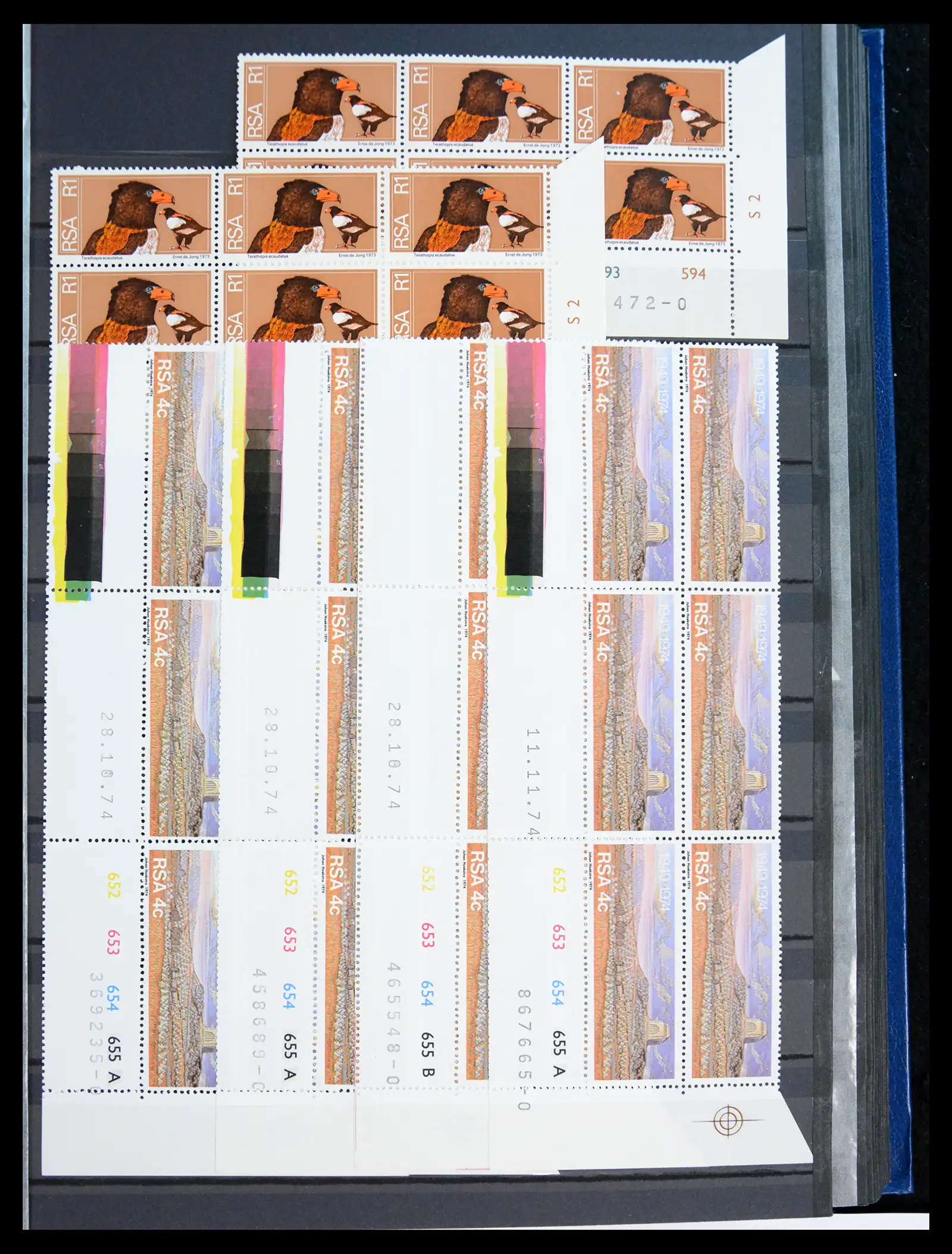 40953 0077 - Postzegelverzameling 40953 Zuid Afrika 1910-1980.
