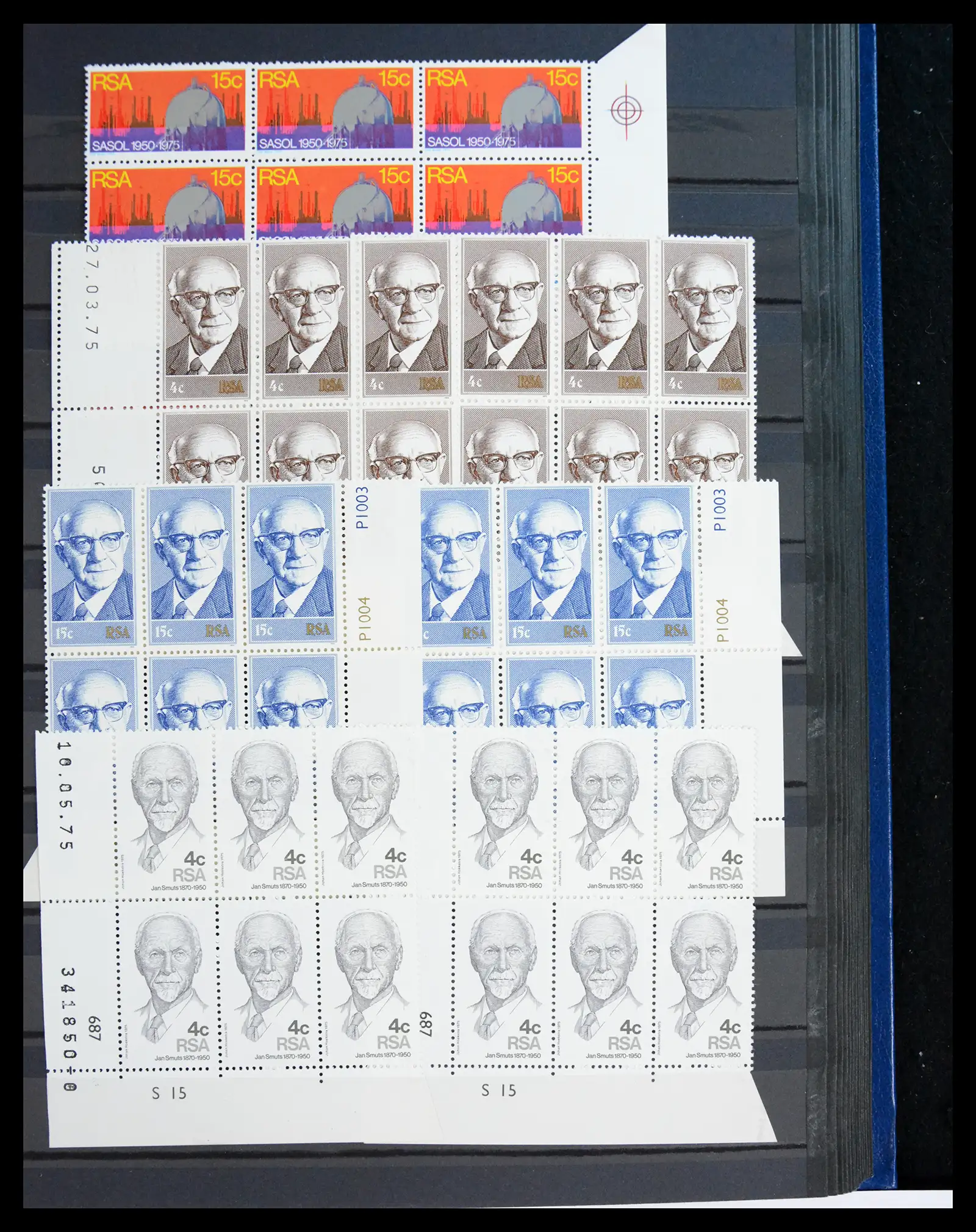 40953 0079 - Postzegelverzameling 40953 Zuid Afrika 1910-1980.