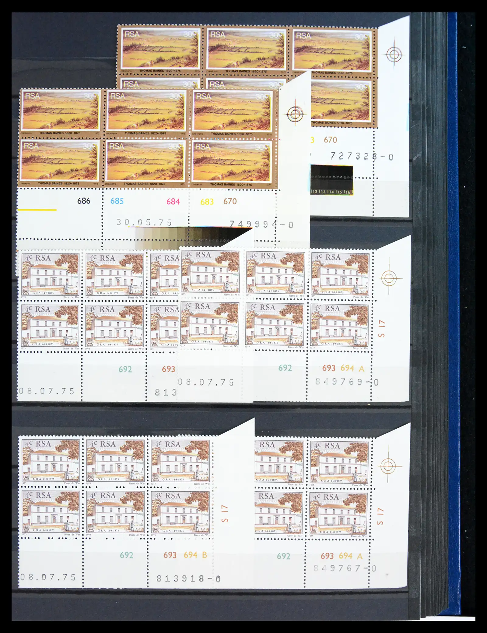 40953 0081 - Postzegelverzameling 40953 Zuid Afrika 1910-1980.