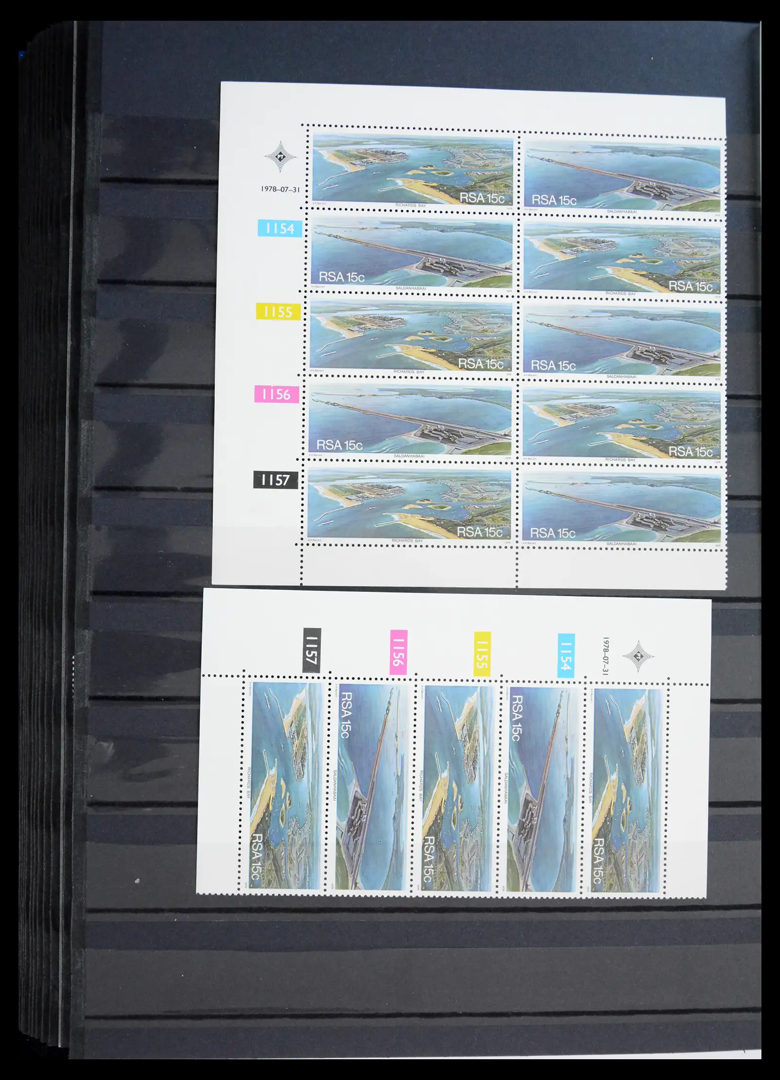 40953 0098 - Postzegelverzameling 40953 Zuid Afrika 1910-1980.