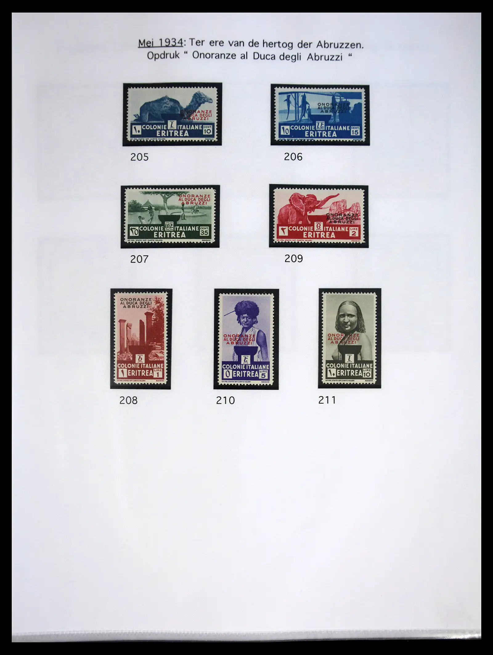 40965 0021 - Stamp collection 40965 Eritrea 1893-1936.