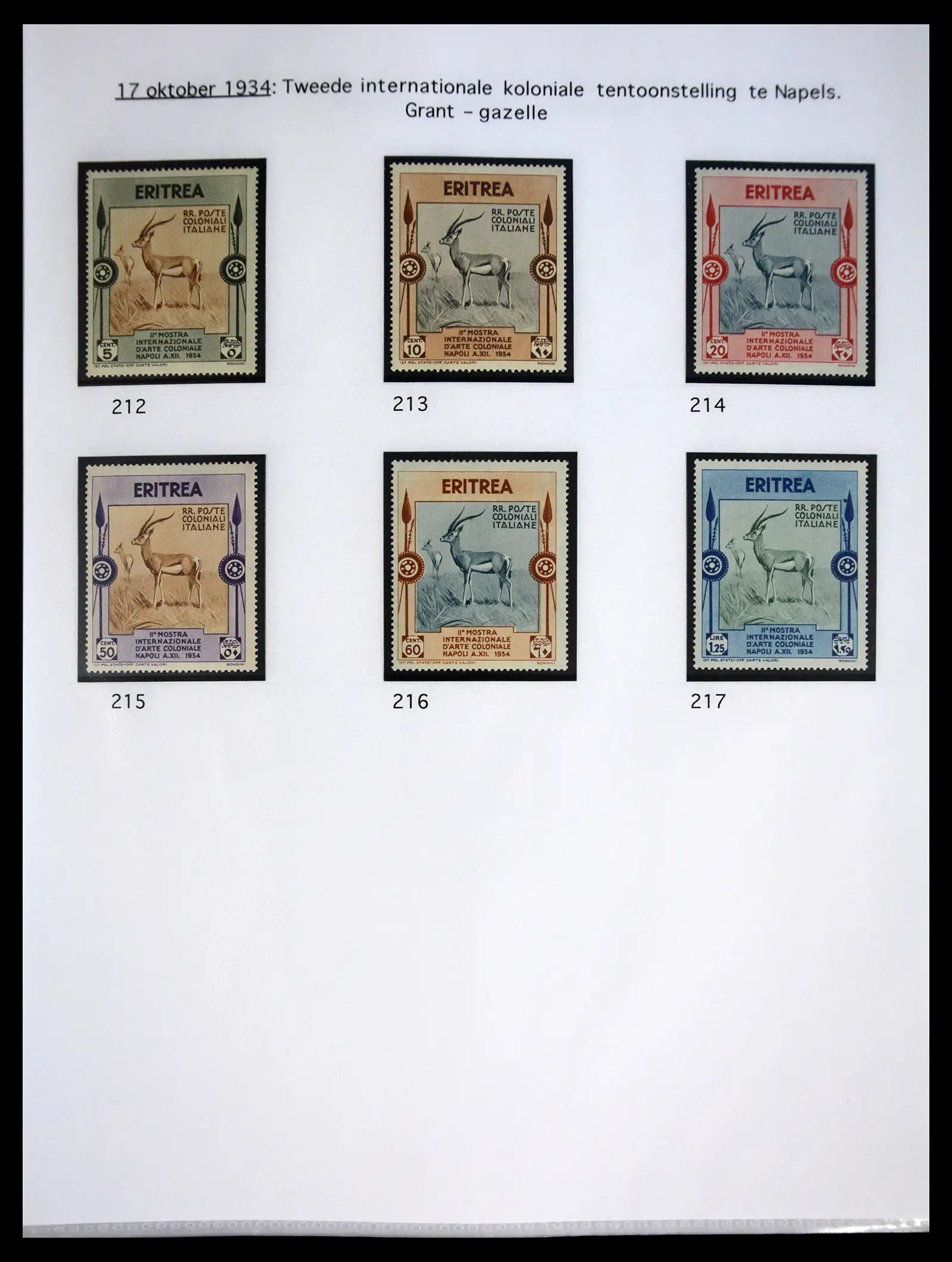 40965 0022 - Stamp collection 40965 Eritrea 1893-1936.