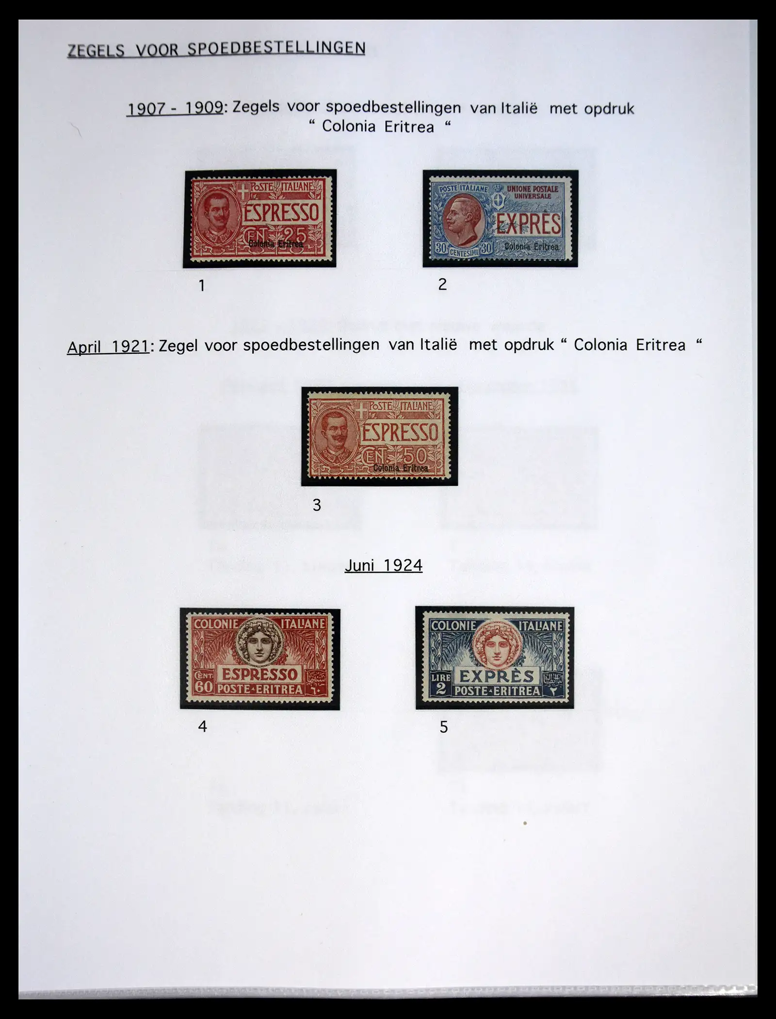 40965 0027 - Stamp collection 40965 Eritrea 1893-1936.