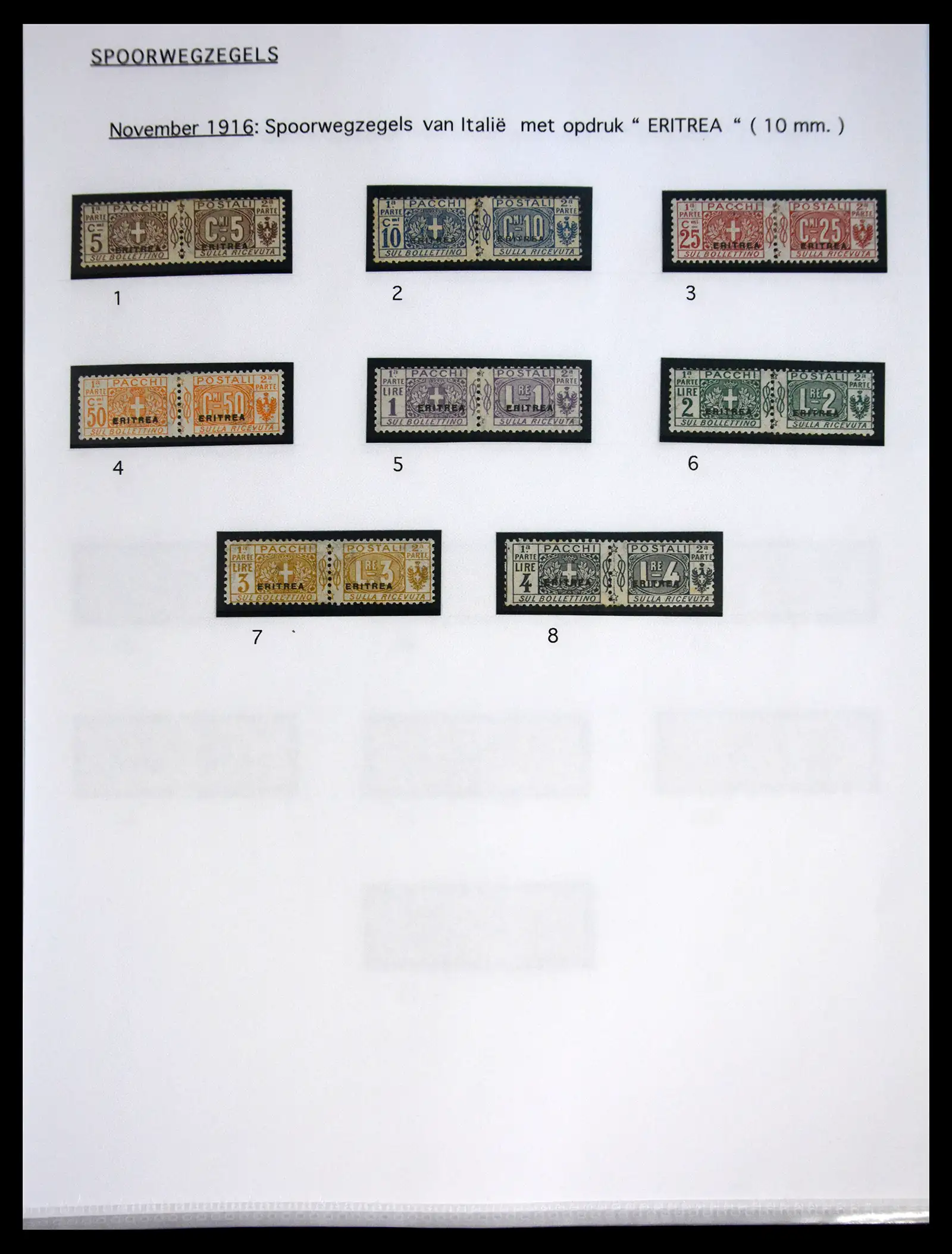 40965 0030 - Stamp collection 40965 Eritrea 1893-1936.