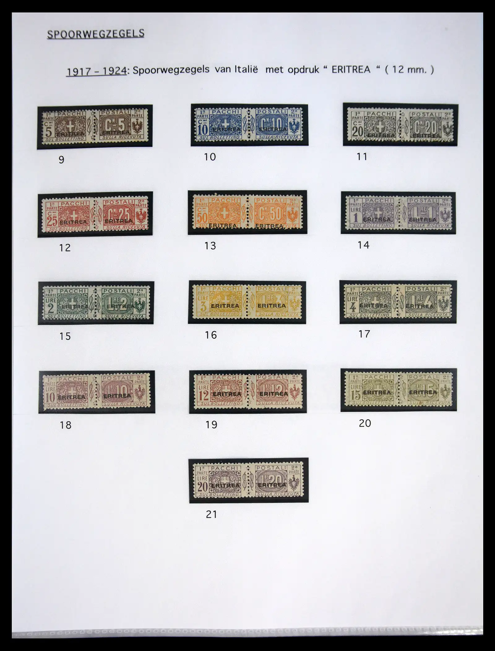40965 0031 - Stamp collection 40965 Eritrea 1893-1936.