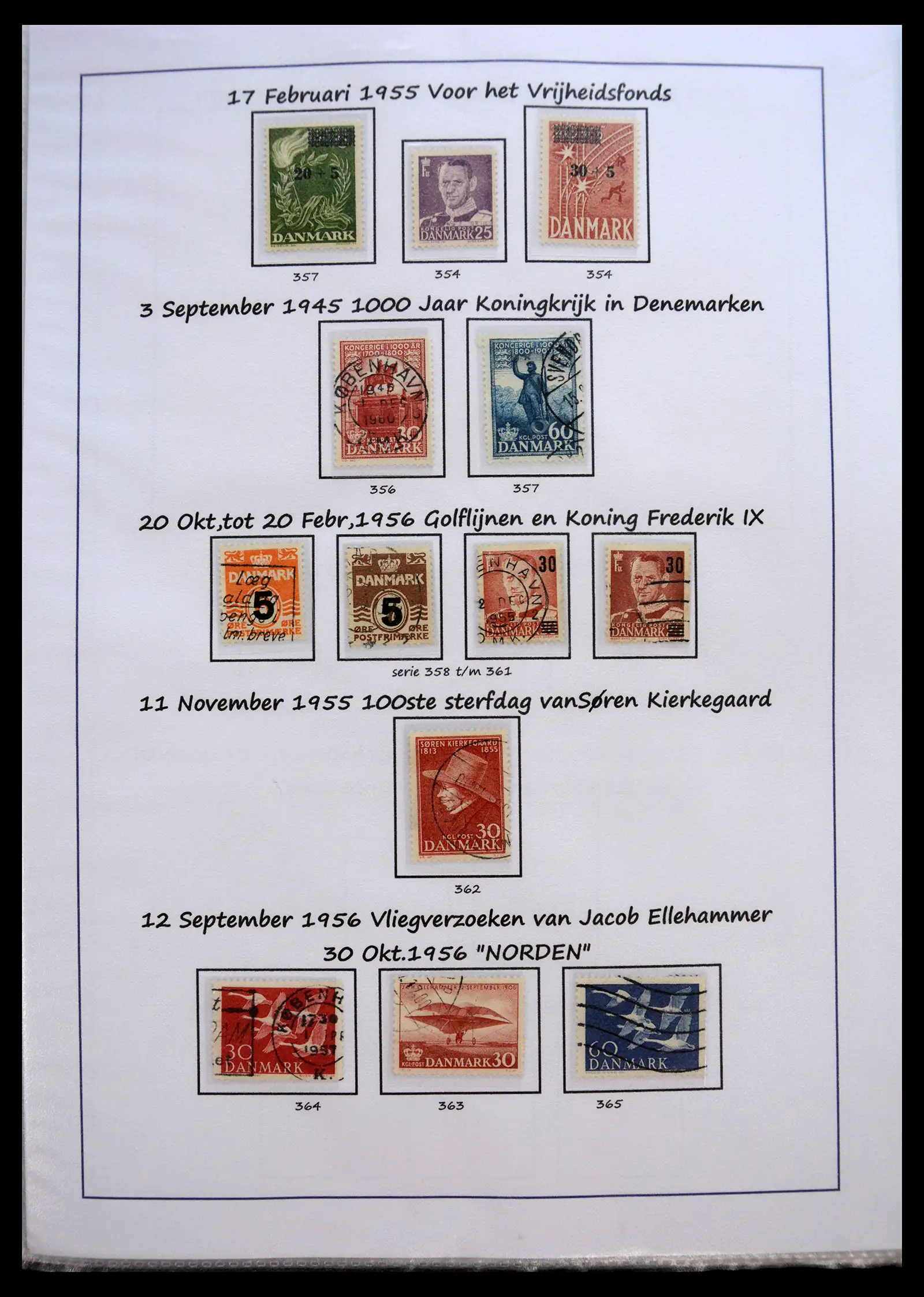 40966 0021 - Stamp collection 40966 Denmark 1851-2017.
