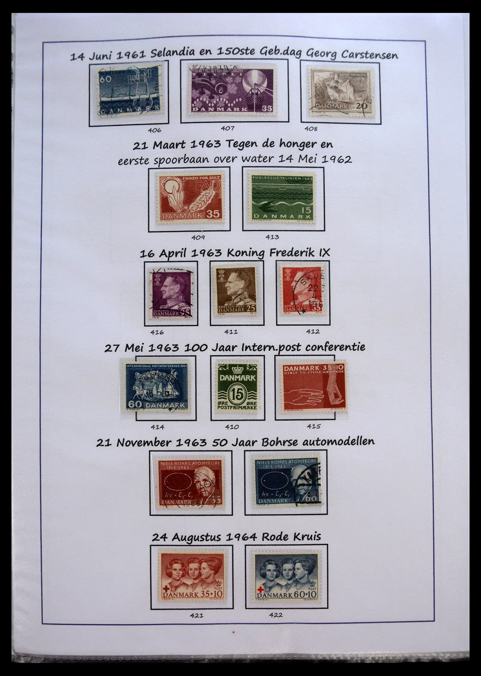 40966 0025 - Stamp collection 40966 Denmark 1851-2017.