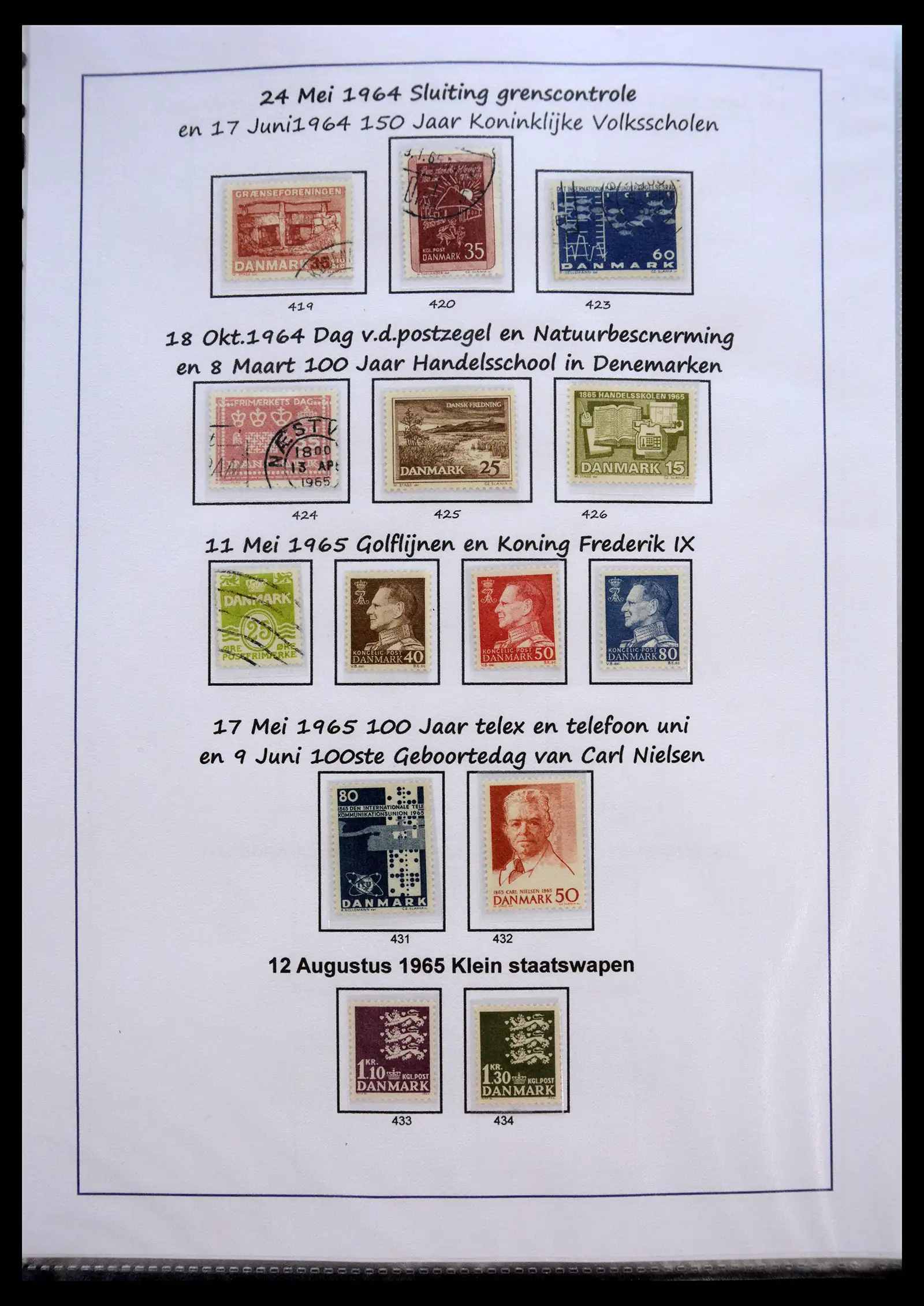 40966 0026 - Stamp collection 40966 Denmark 1851-2017.