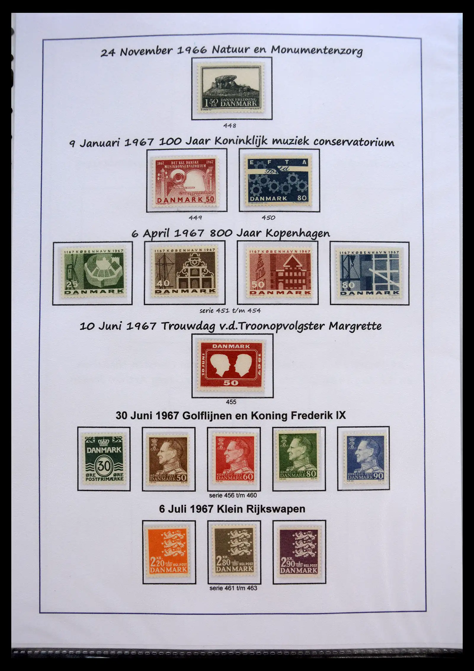 40966 0028 - Stamp collection 40966 Denmark 1851-2017.