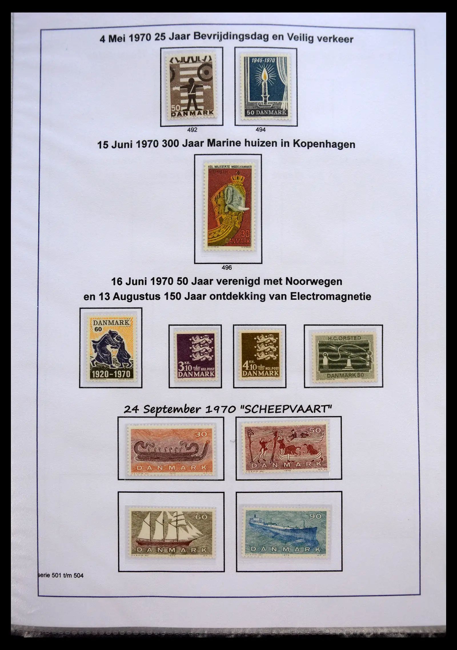 40966 0031 - Stamp collection 40966 Denmark 1851-2017.