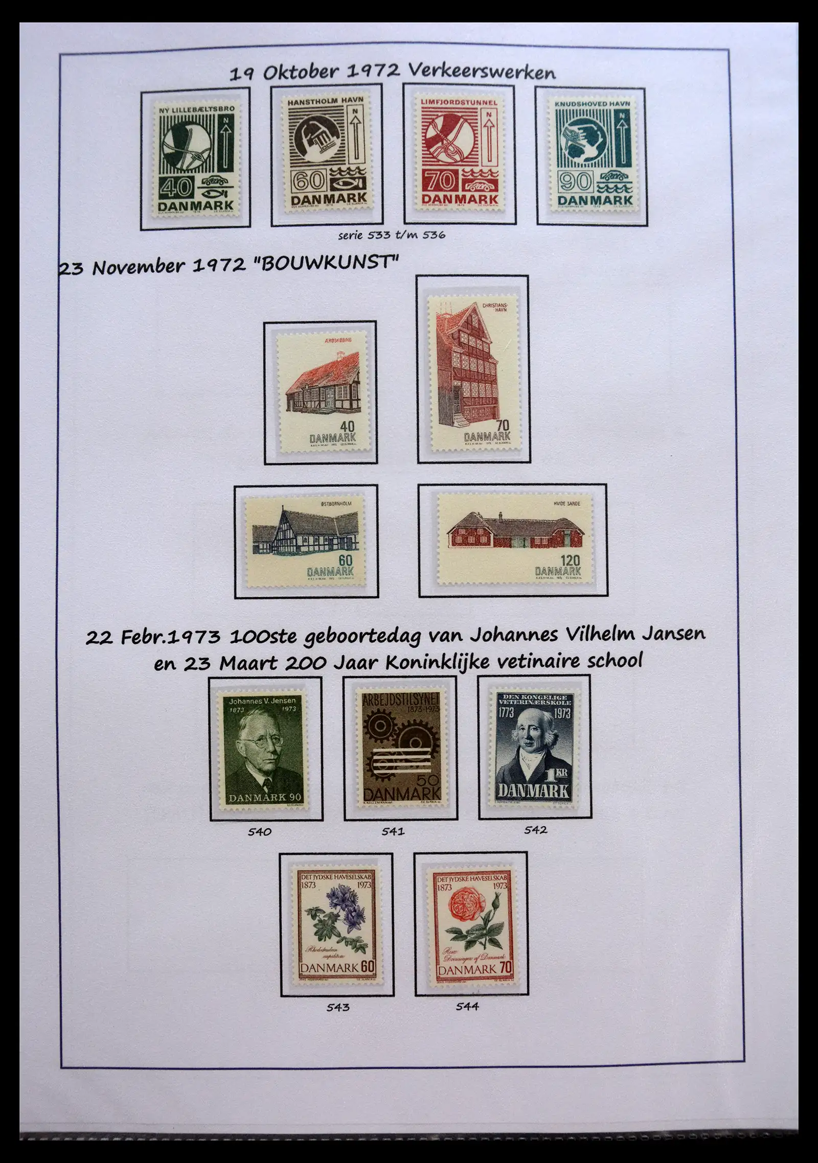 40966 0034 - Stamp collection 40966 Denmark 1851-2017.
