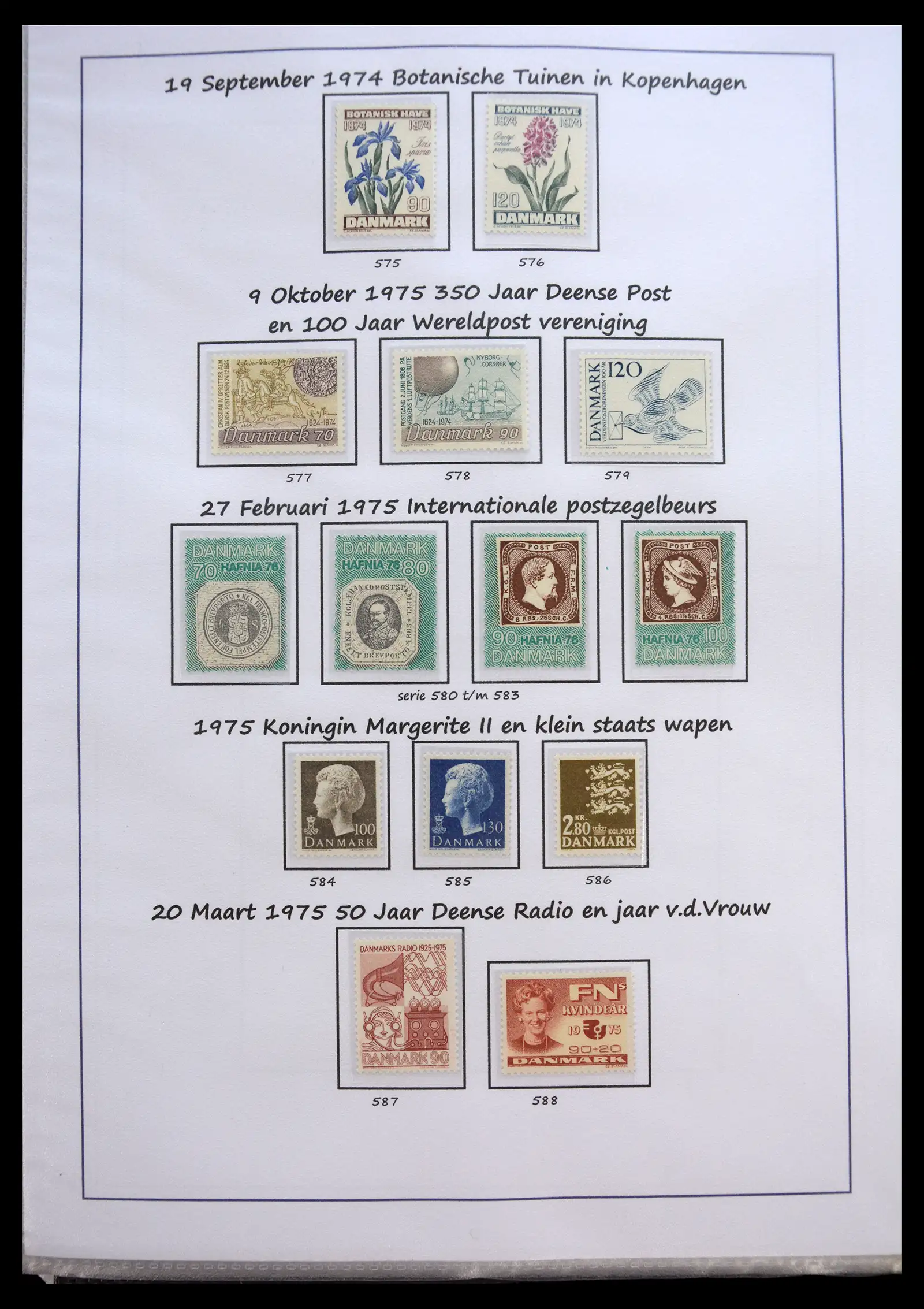 40966 0037 - Stamp collection 40966 Denmark 1851-2017.