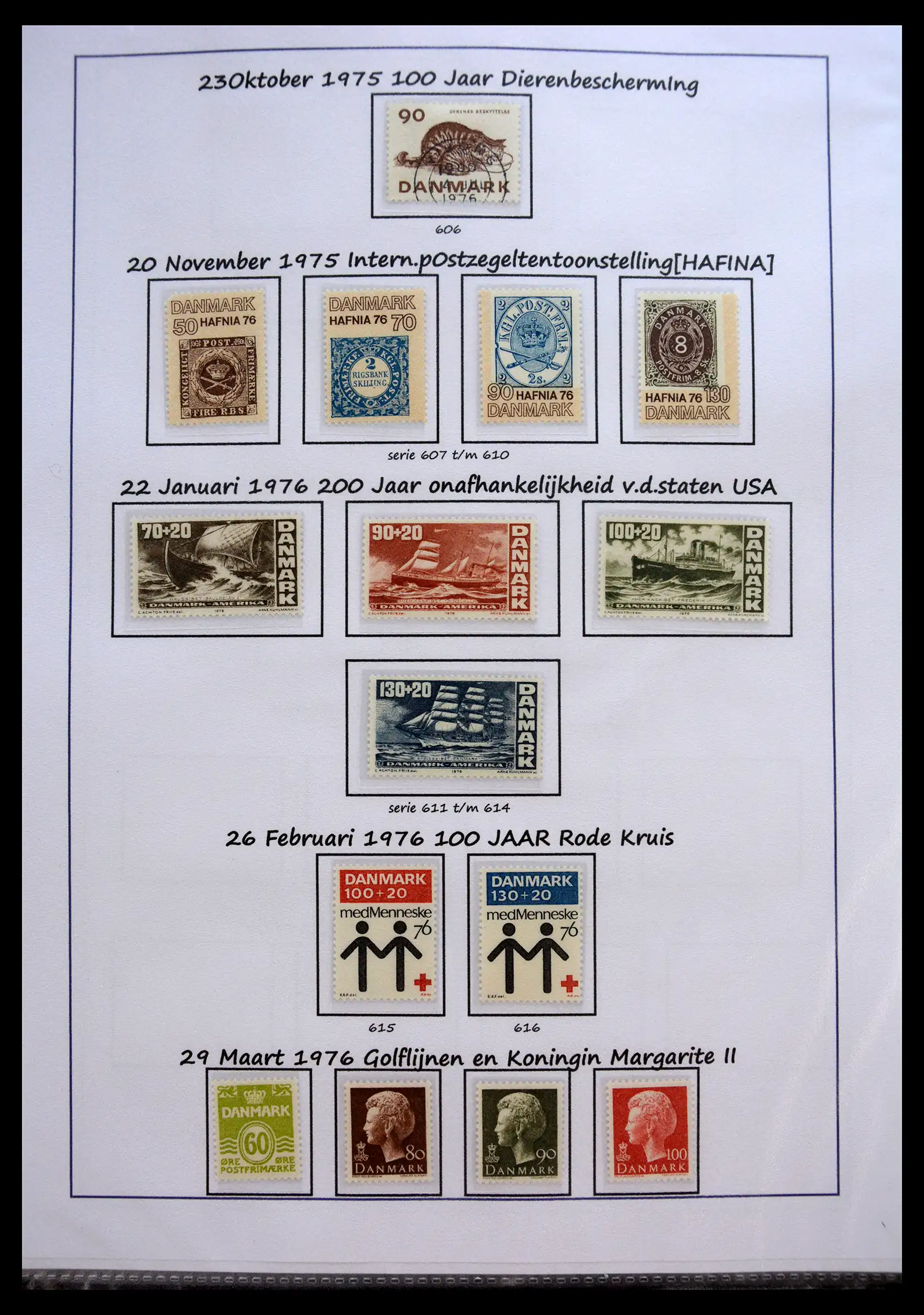40966 0040 - Stamp collection 40966 Denmark 1851-2017.