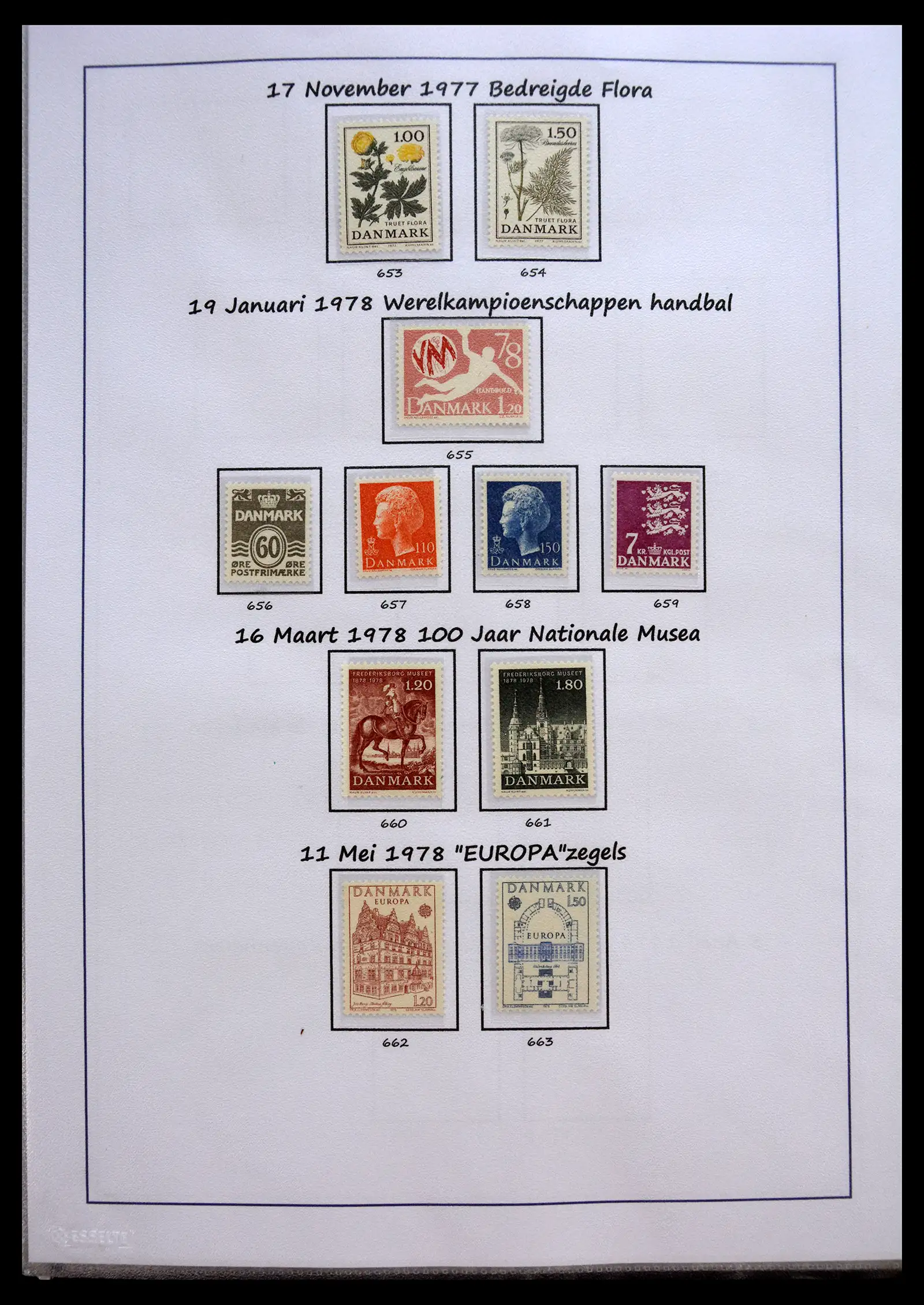 40966 0043 - Stamp collection 40966 Denmark 1851-2017.