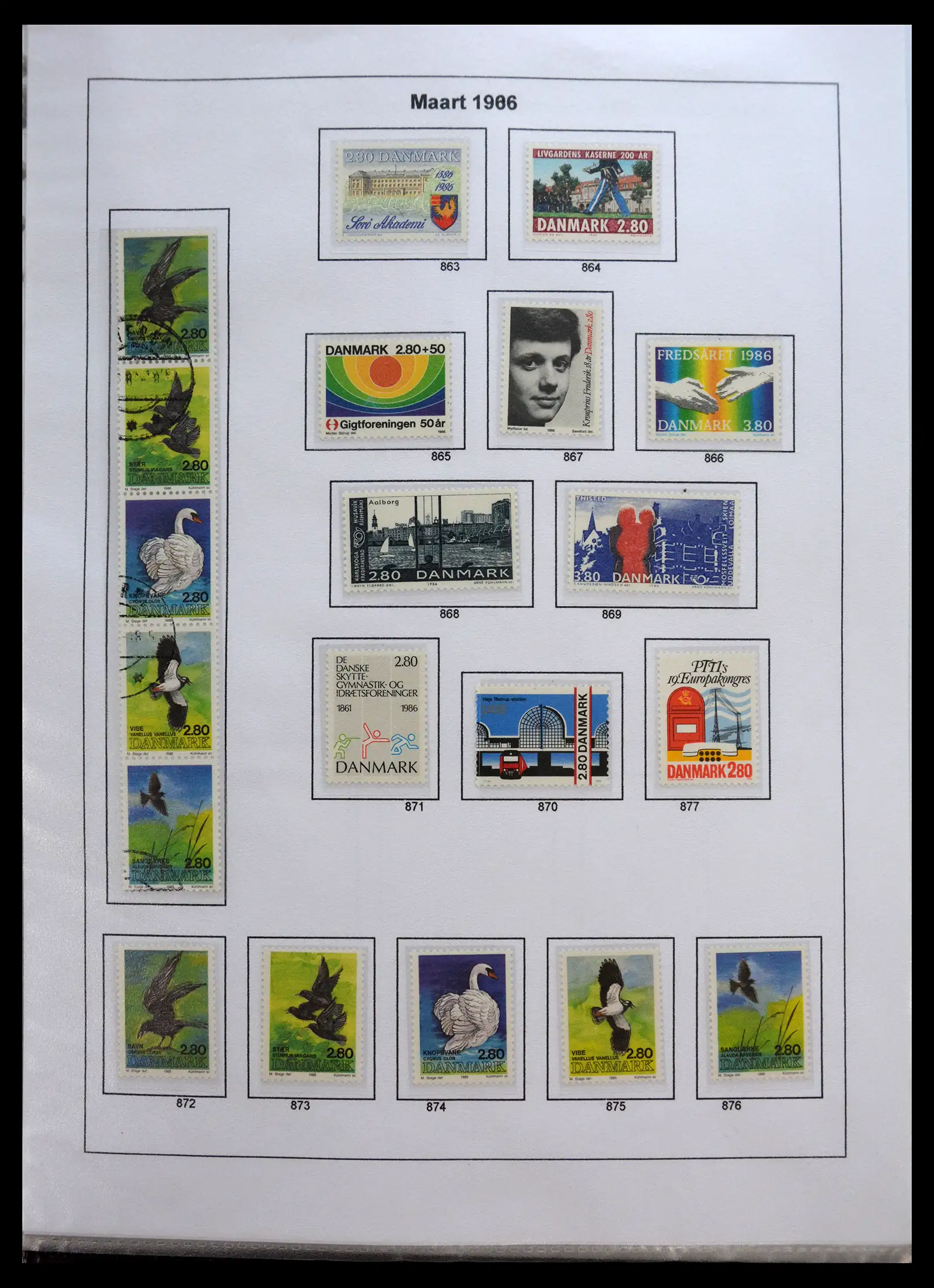 40966 0059 - Stamp collection 40966 Denmark 1851-2017.