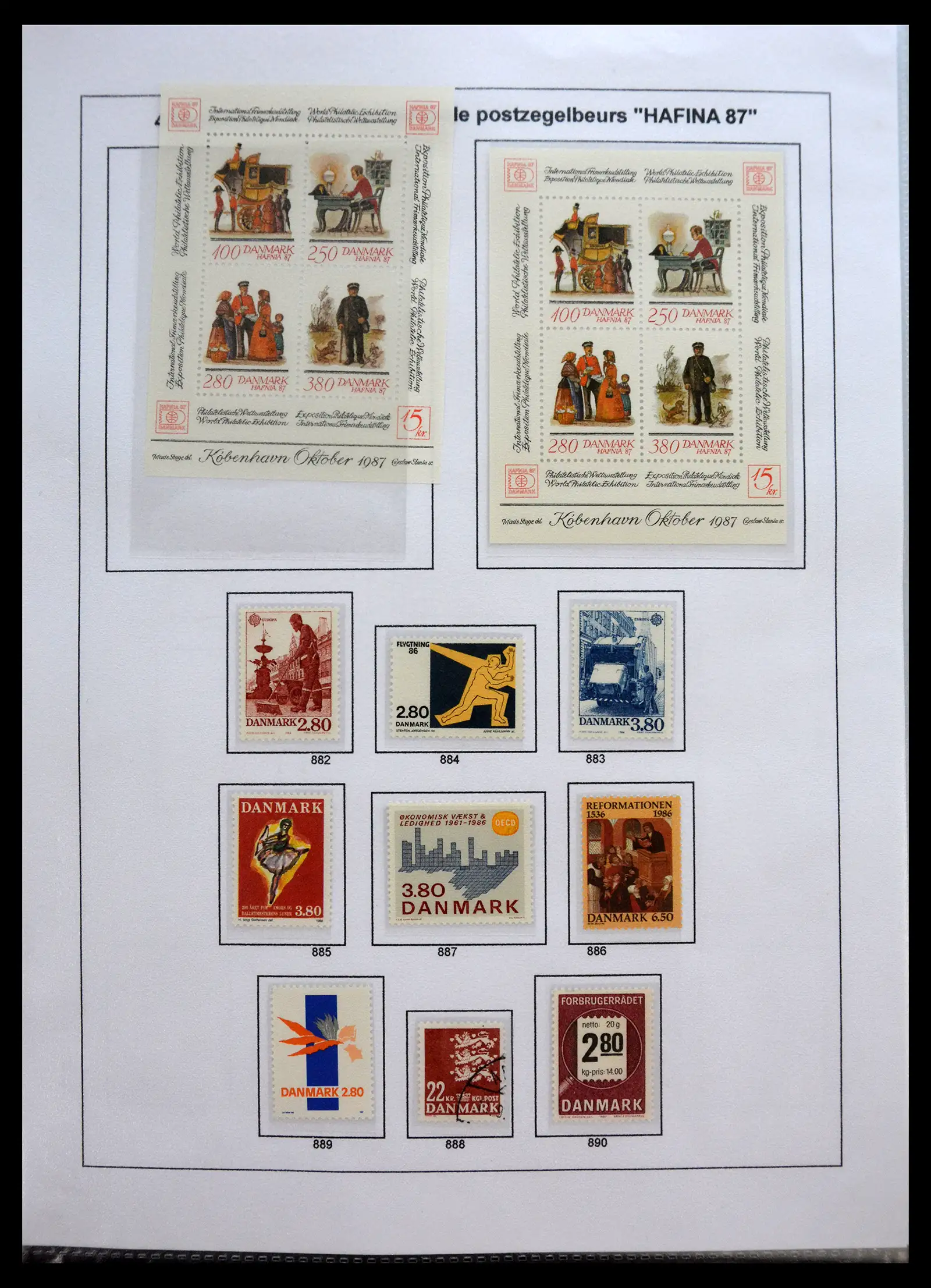 40966 0060 - Stamp collection 40966 Denmark 1851-2017.
