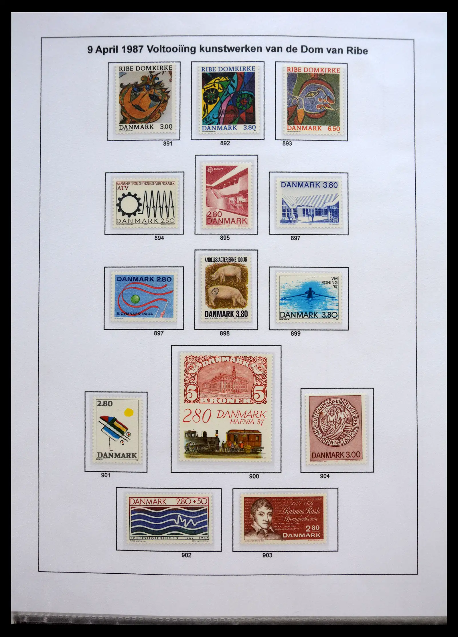 40966 0062 - Stamp collection 40966 Denmark 1851-2017.