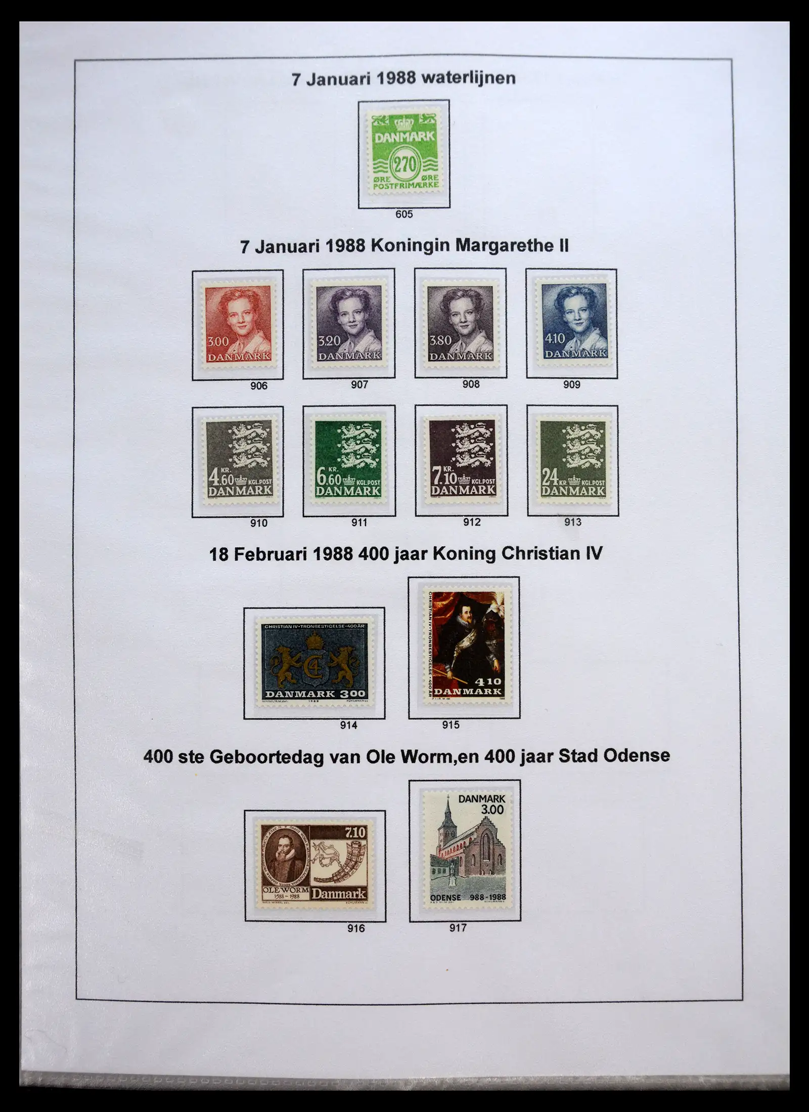 40966 0063 - Stamp collection 40966 Denmark 1851-2017.