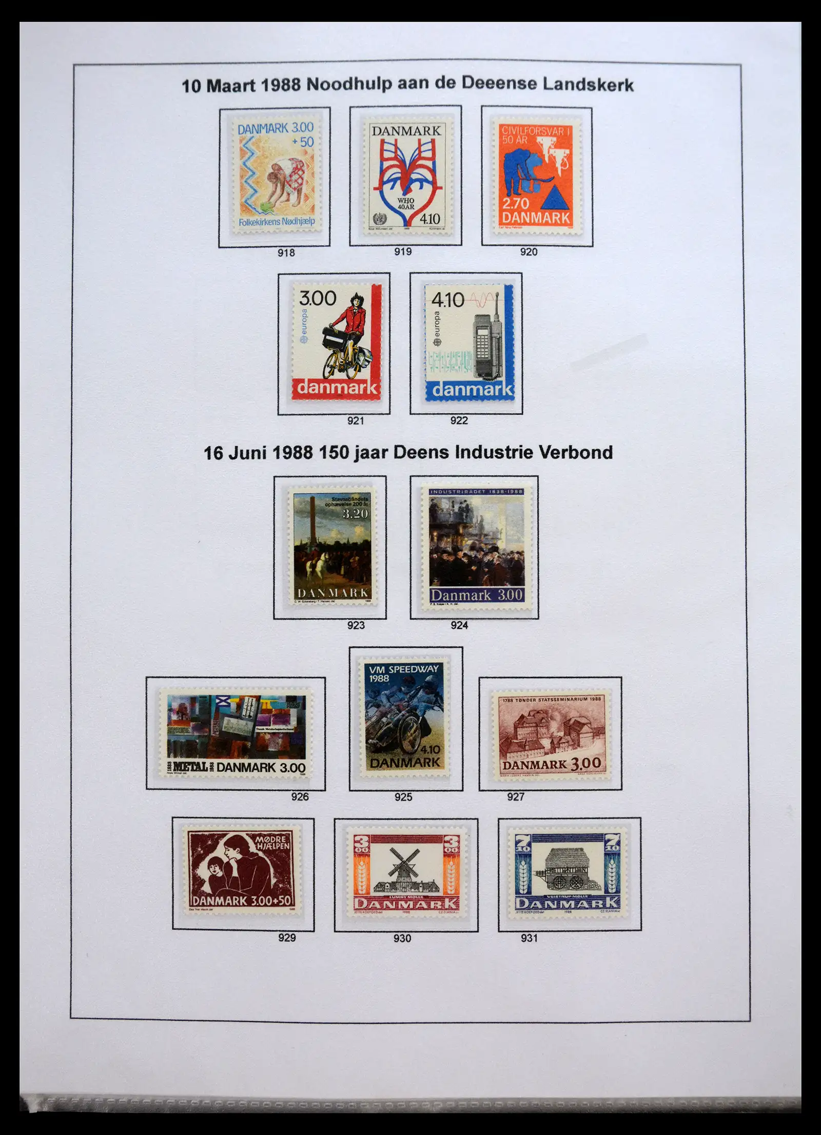 40966 0064 - Stamp collection 40966 Denmark 1851-2017.