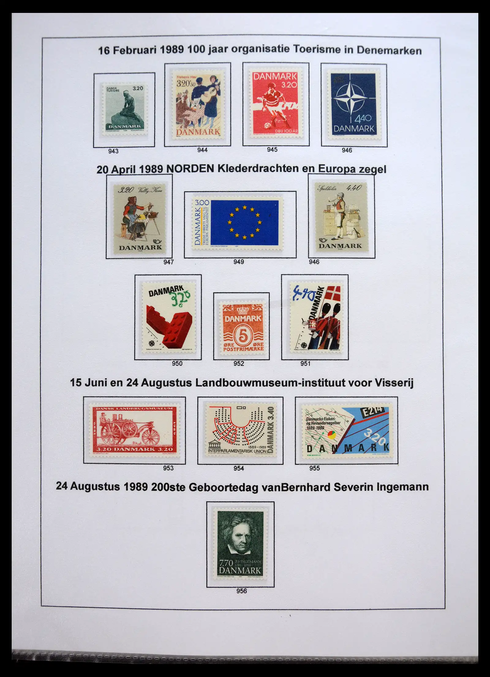 40966 0066 - Stamp collection 40966 Denmark 1851-2017.