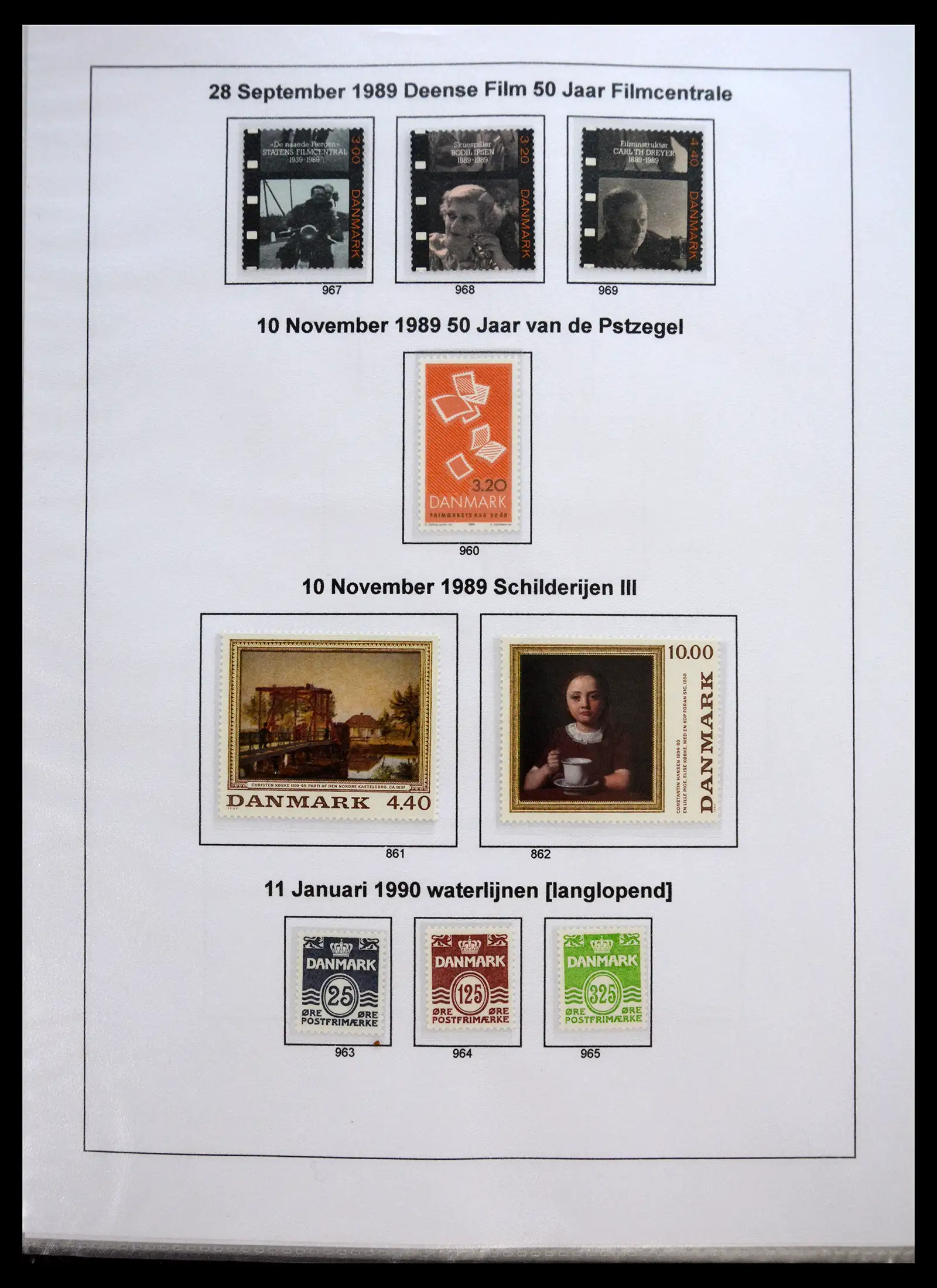 40966 0067 - Stamp collection 40966 Denmark 1851-2017.