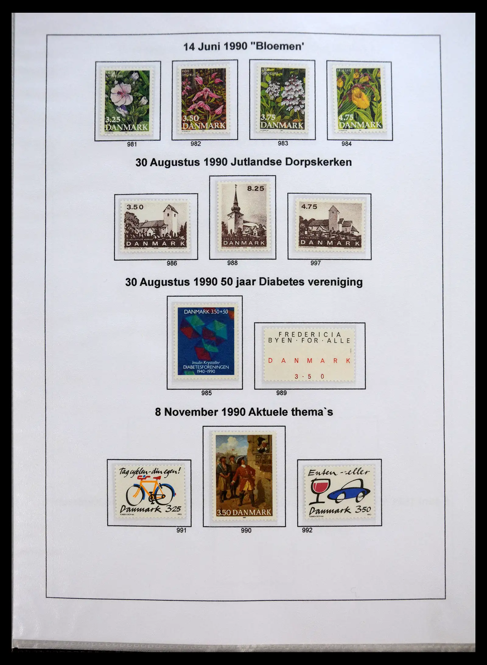 40966 0069 - Stamp collection 40966 Denmark 1851-2017.