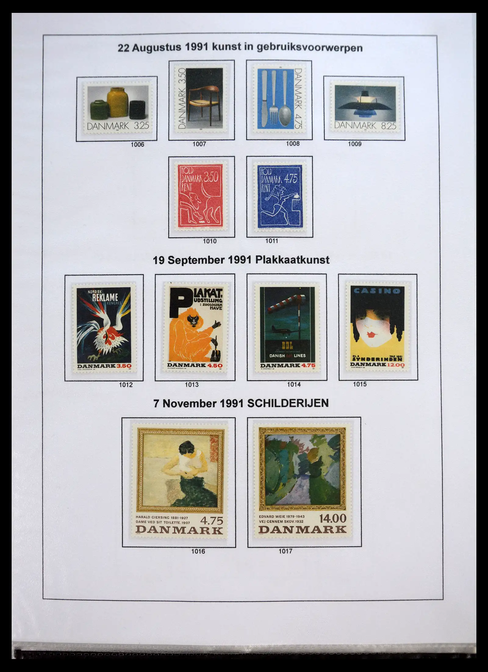 40966 0071 - Stamp collection 40966 Denmark 1851-2017.