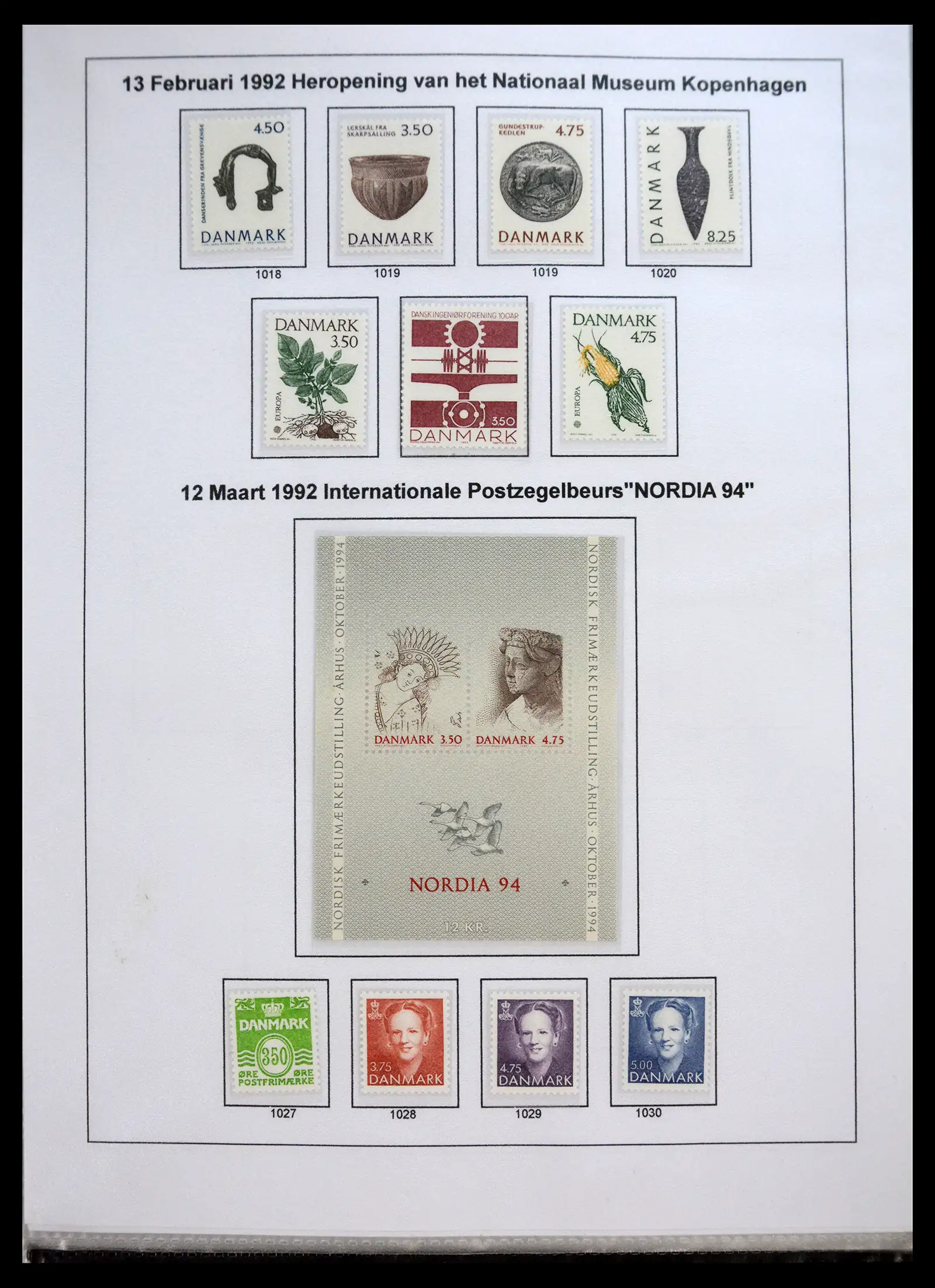 40966 0072 - Stamp collection 40966 Denmark 1851-2017.