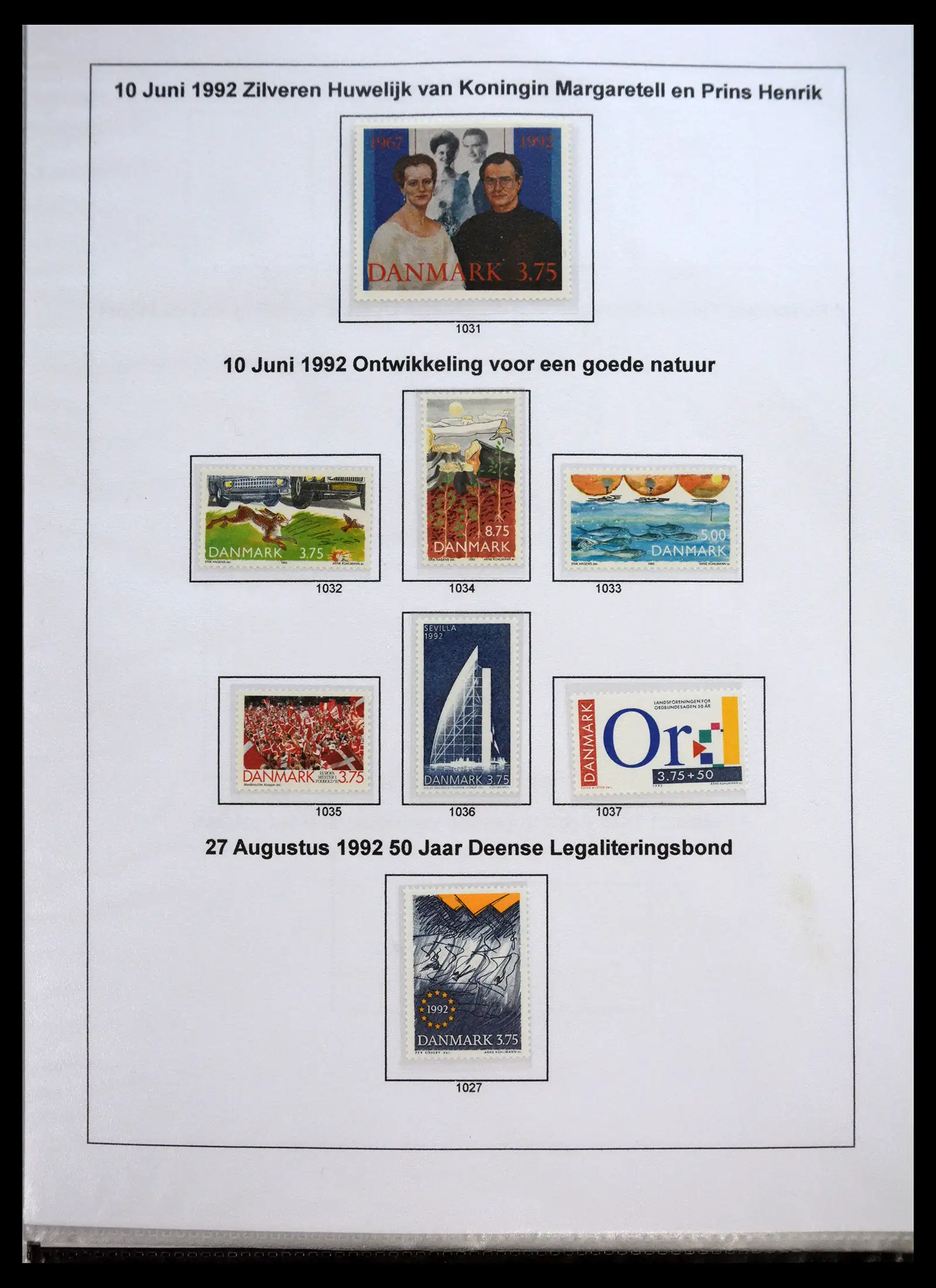 40966 0073 - Stamp collection 40966 Denmark 1851-2017.
