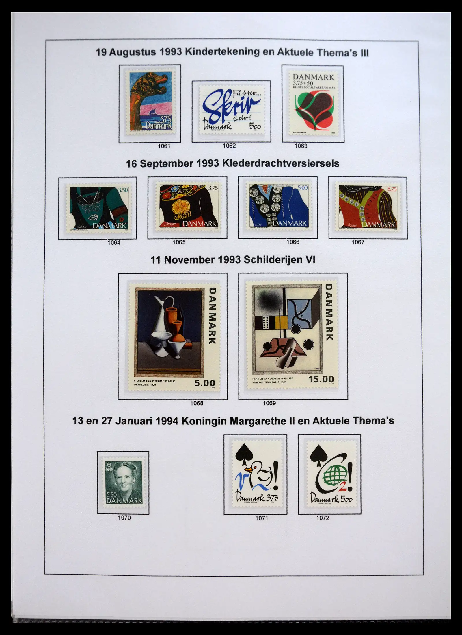 40966 0076 - Stamp collection 40966 Denmark 1851-2017.