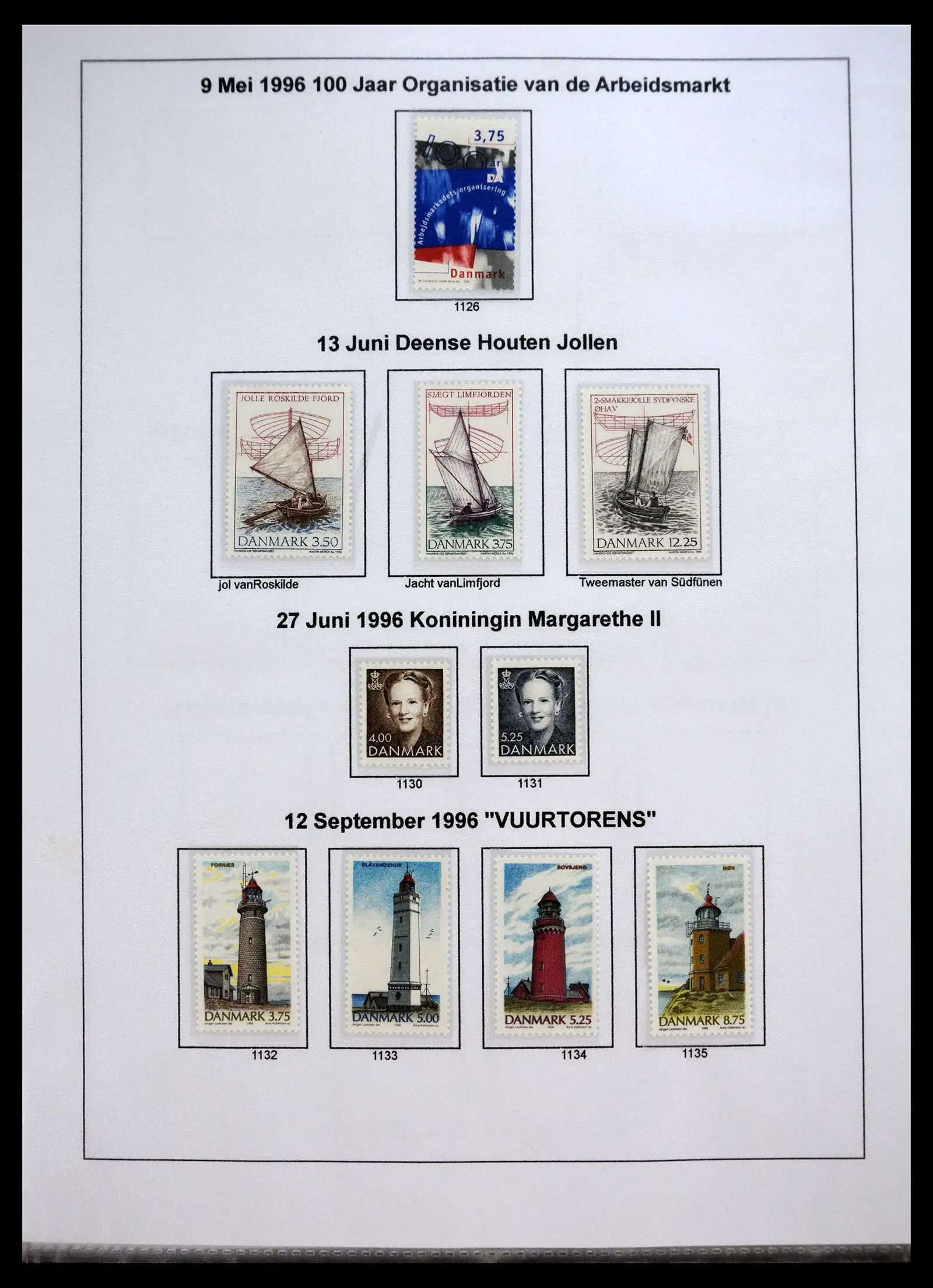 40966 0082 - Stamp collection 40966 Denmark 1851-2017.