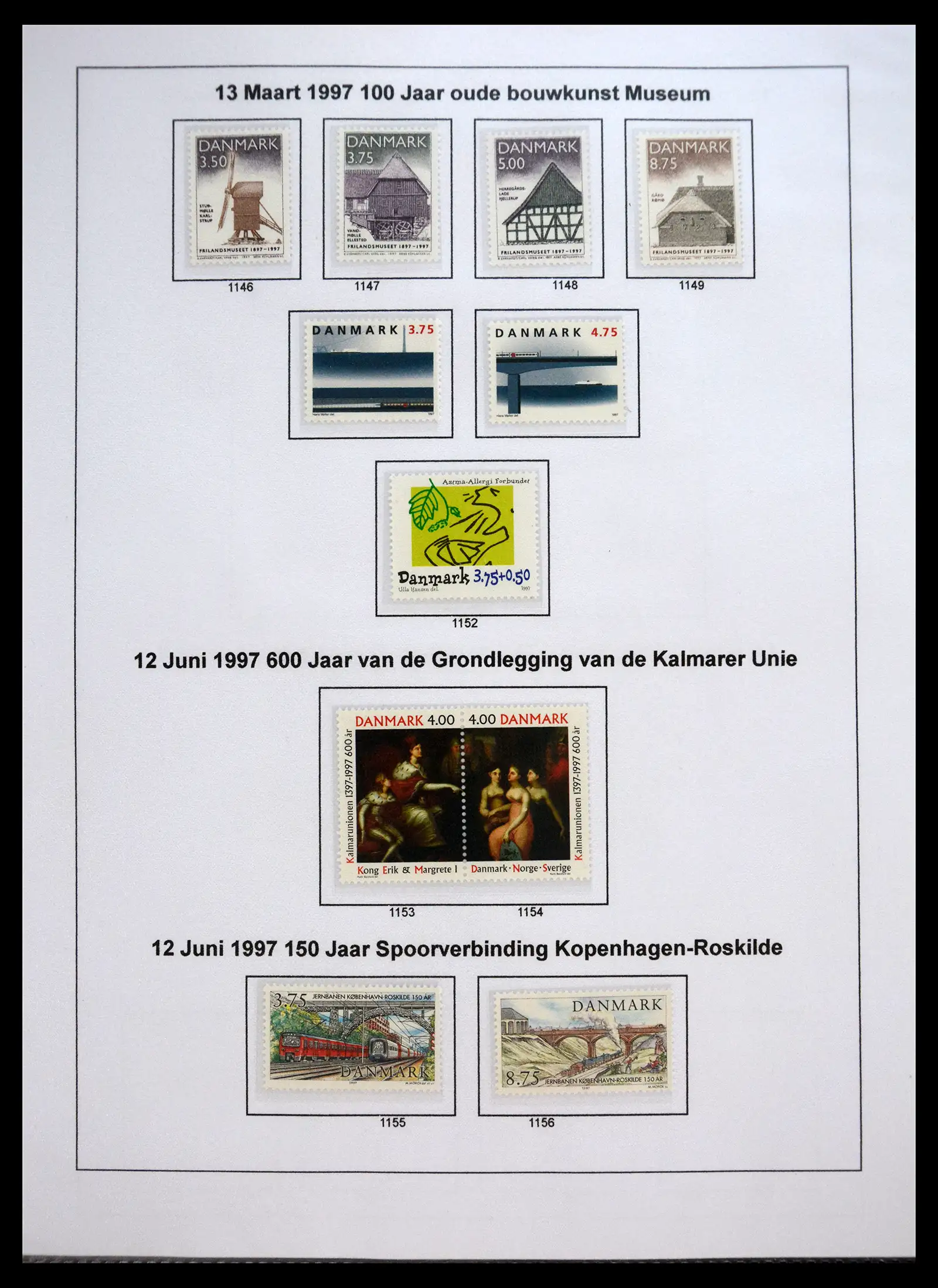 40966 0084 - Stamp collection 40966 Denmark 1851-2017.