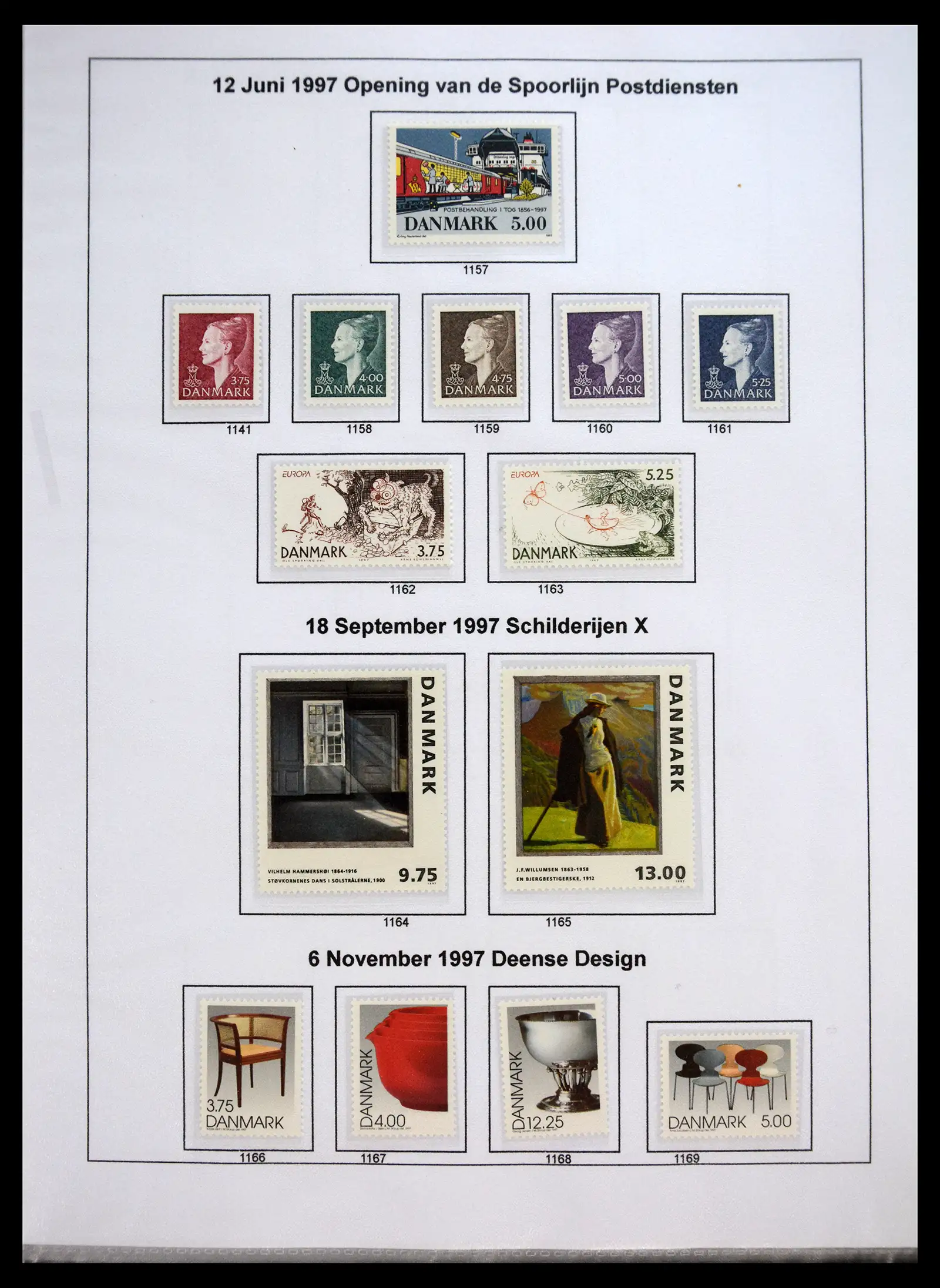 40966 0085 - Stamp collection 40966 Denmark 1851-2017.