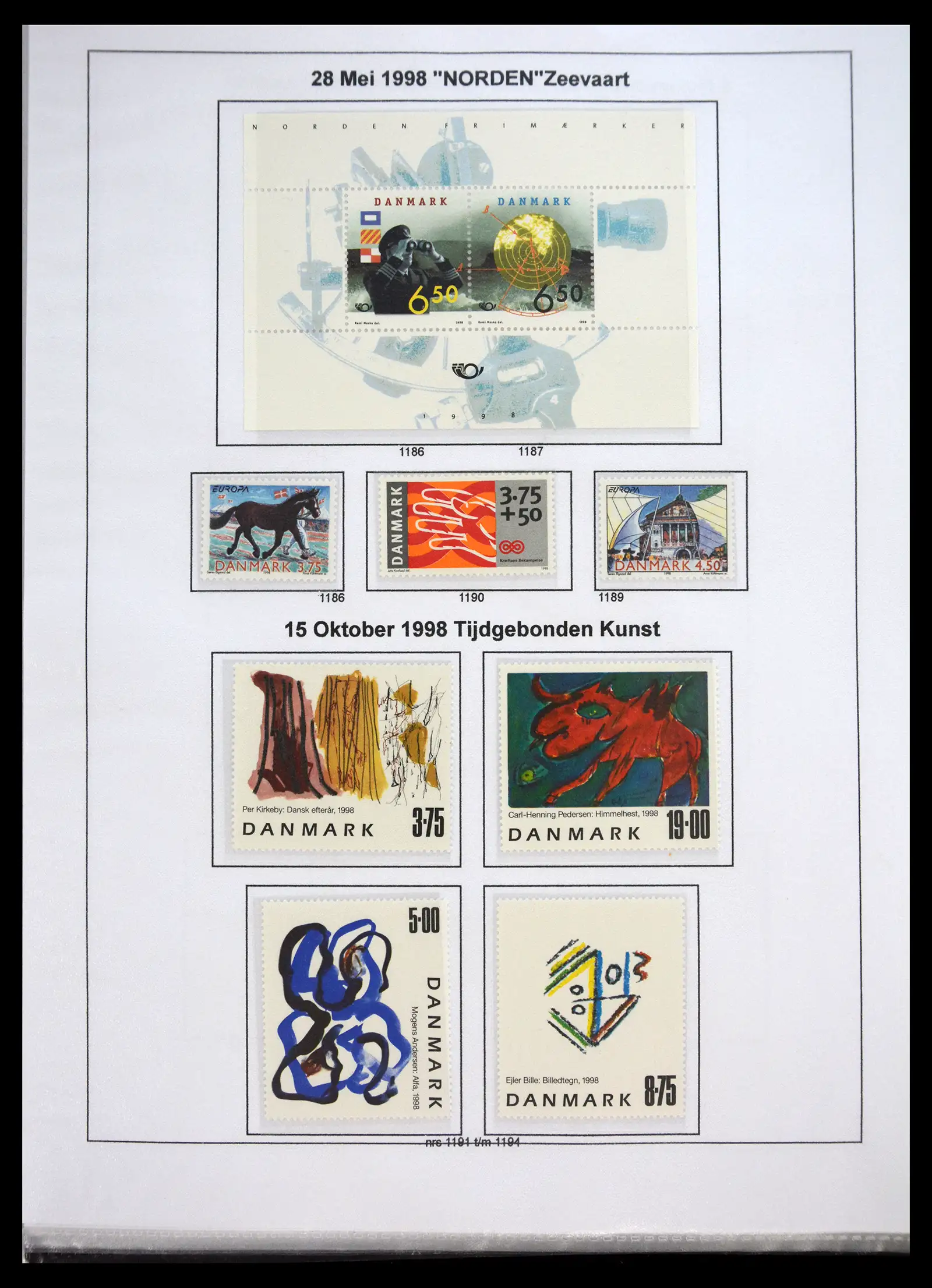 40966 0087 - Stamp collection 40966 Denmark 1851-2017.